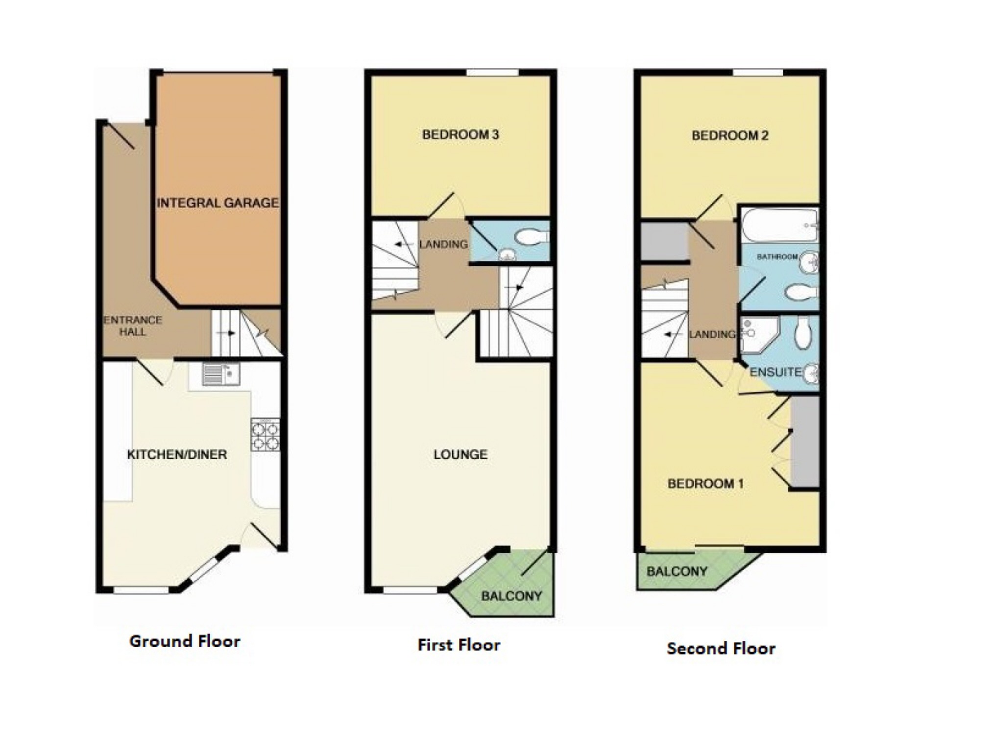 3 Bedrooms Town house for sale in Royal Sands, Weston-Super-Mare BS23