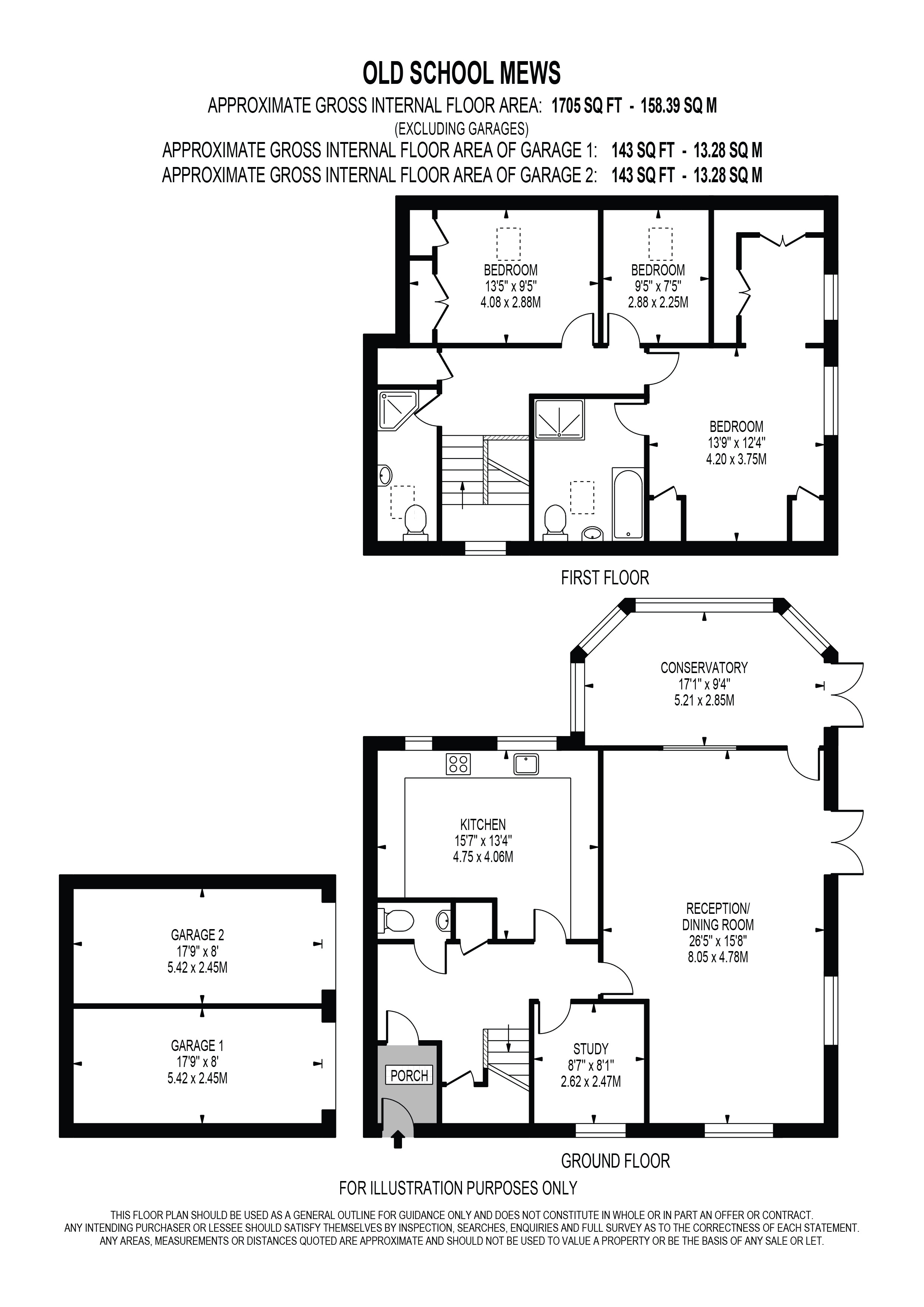 1 Old School Mews,, High Road, Coulsdon floorplan