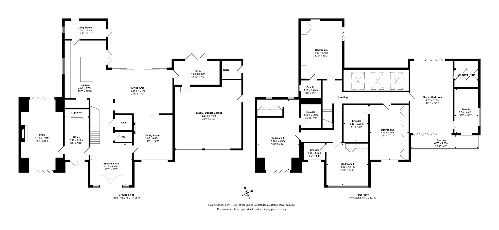 5 bed detached house for sale in High Bond End, Knaresborough, North