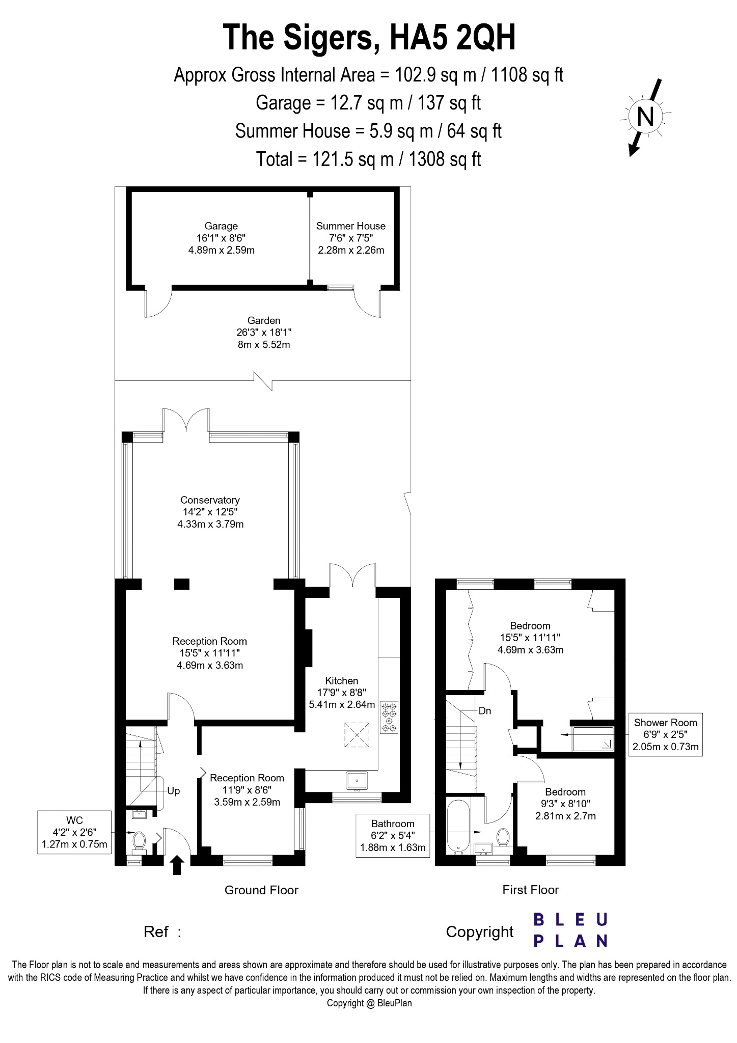 34 The Sigers, Pinner, Greater London floorplan