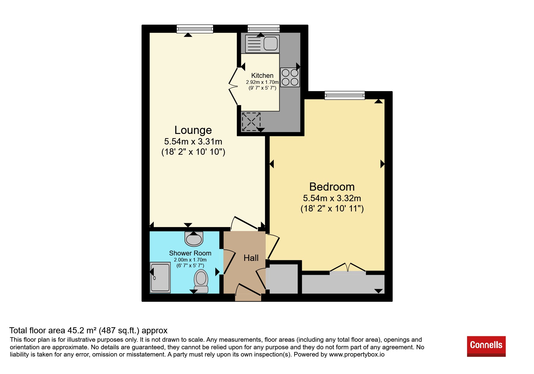 Flat 64, Victoria Court, Railway Street, Braintree floorplan