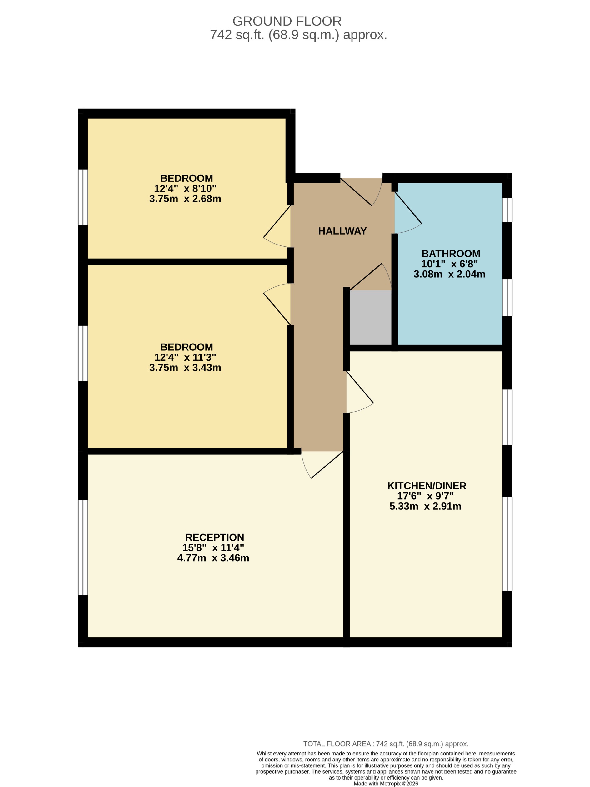 12, Farmleigh, Cardiff floorplan
