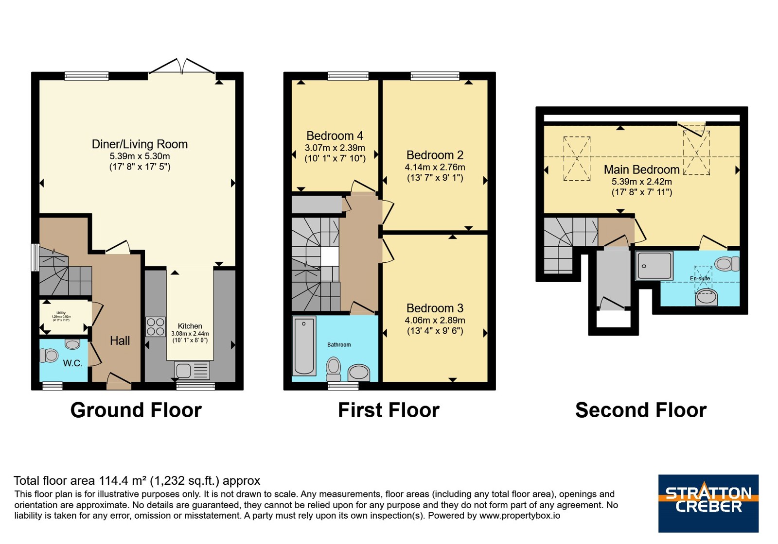 Lavender House,, Corporation Road, Cornwall floorplan