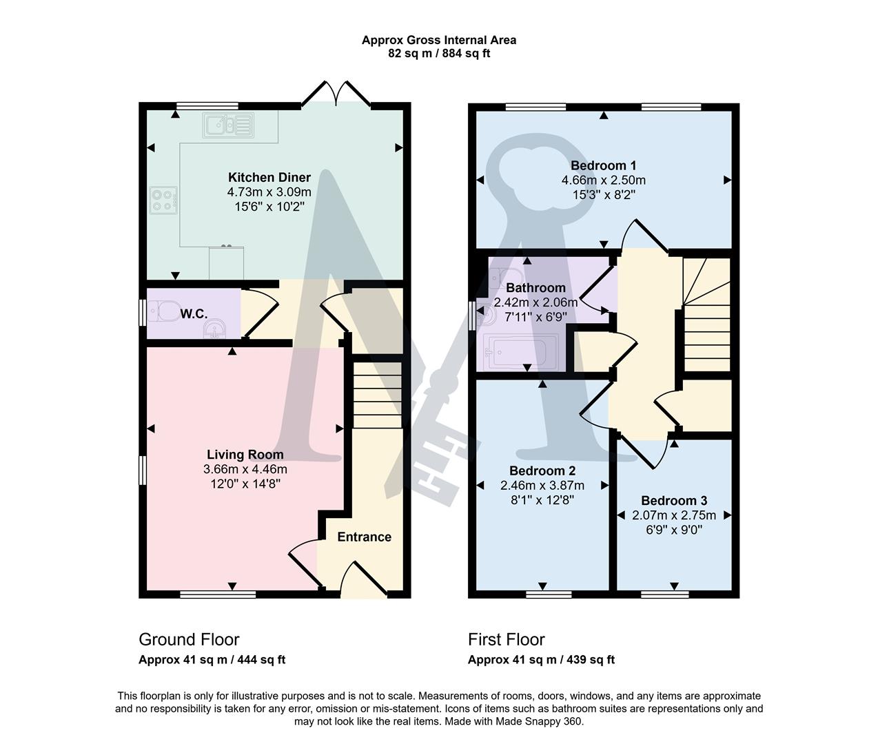 7, Redshaw Lane, Ibstock floorplan