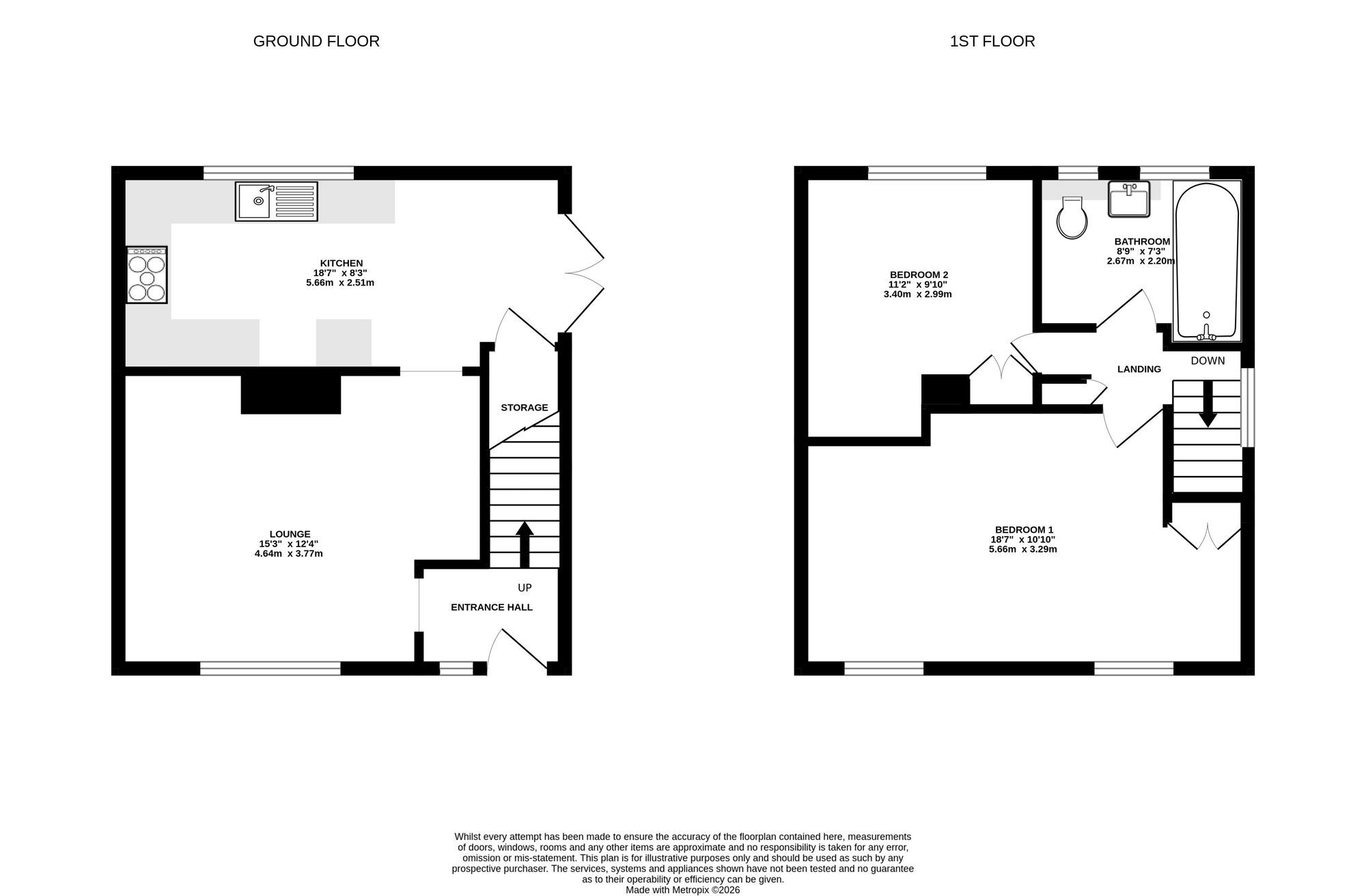 152 Gosforth Lane, Watford floorplan