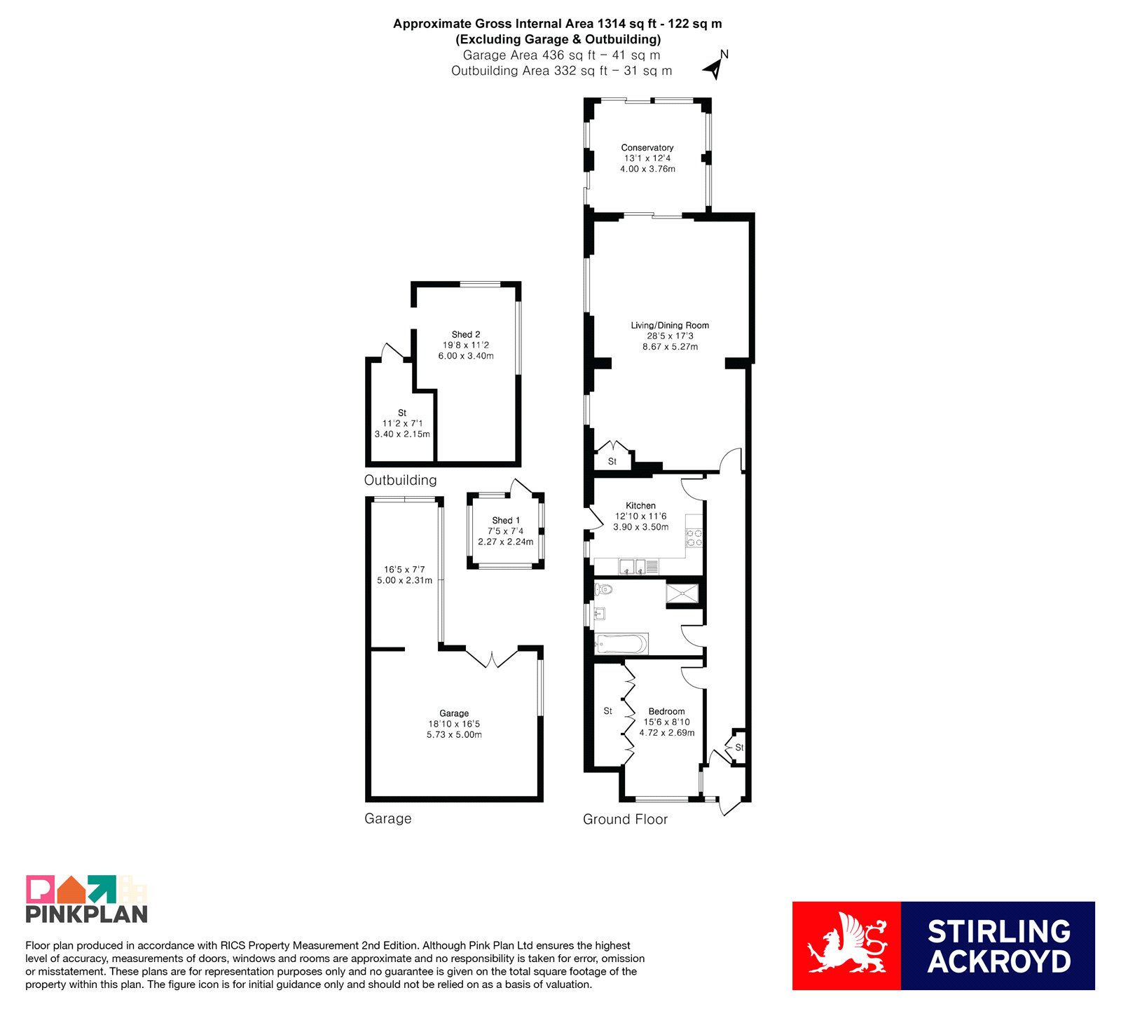 22, Curtis Road, Hounslow floorplan