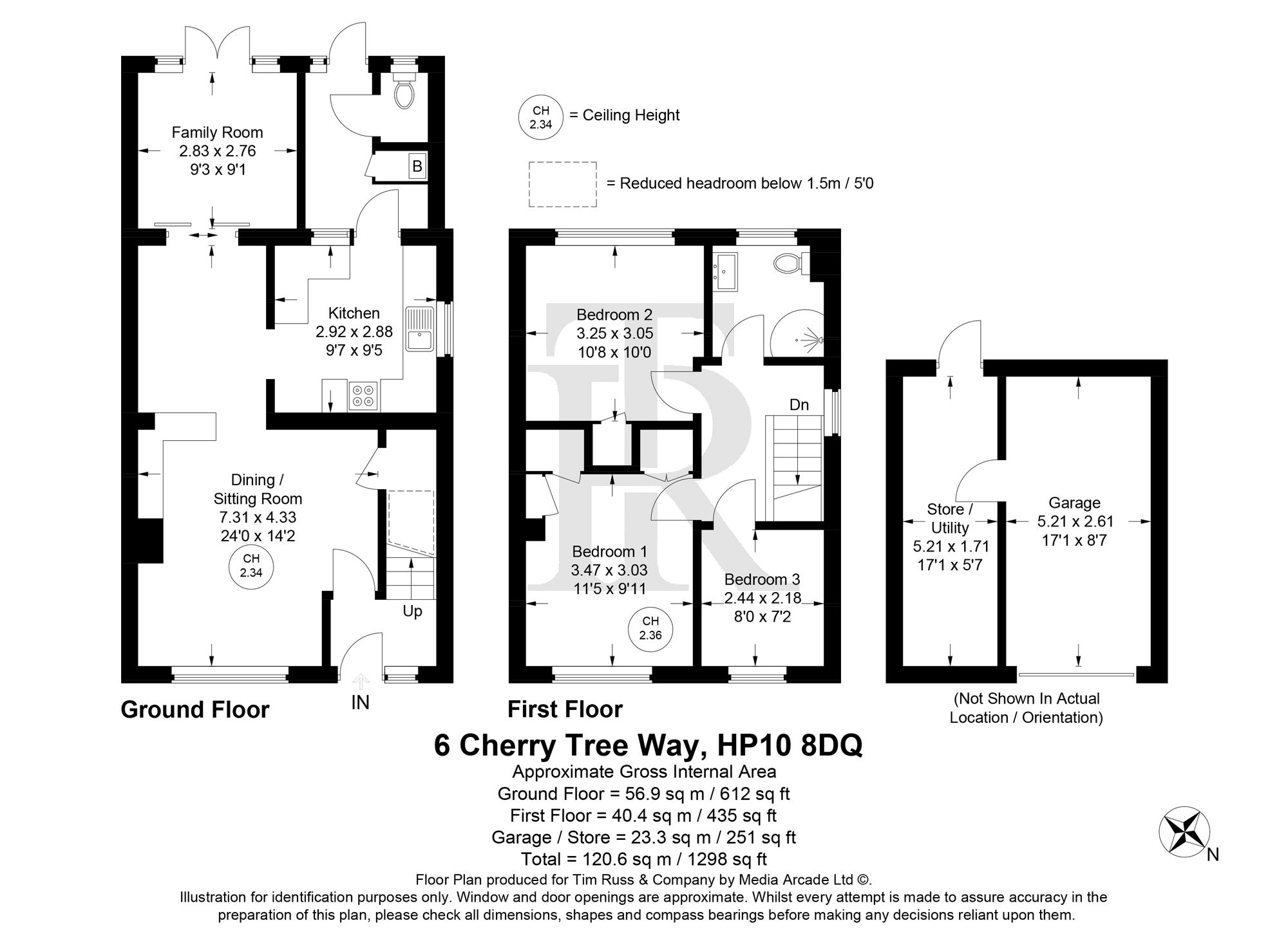 6 Cherry Tree Way, High Wycombe floorplan
