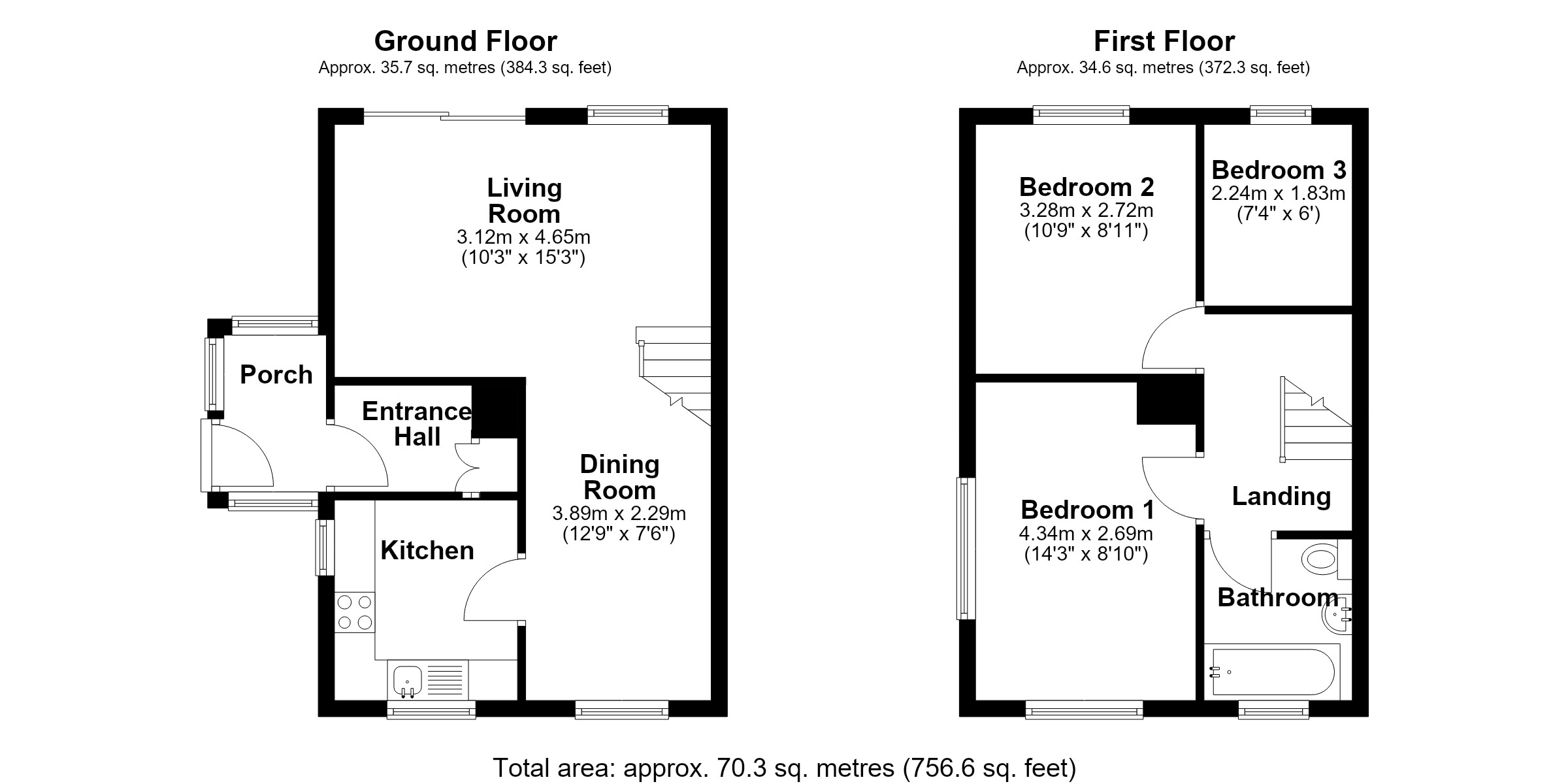 Garrett Crescent, Suffolk floorplan