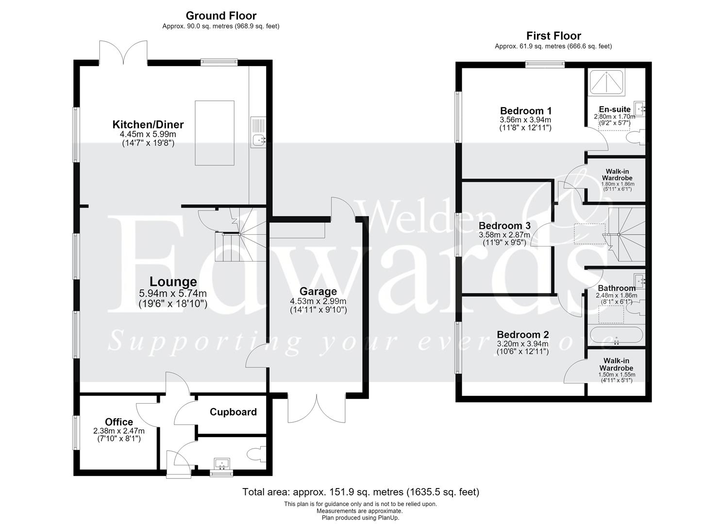 Rosewood, Silver Street, Cullompton floorplan