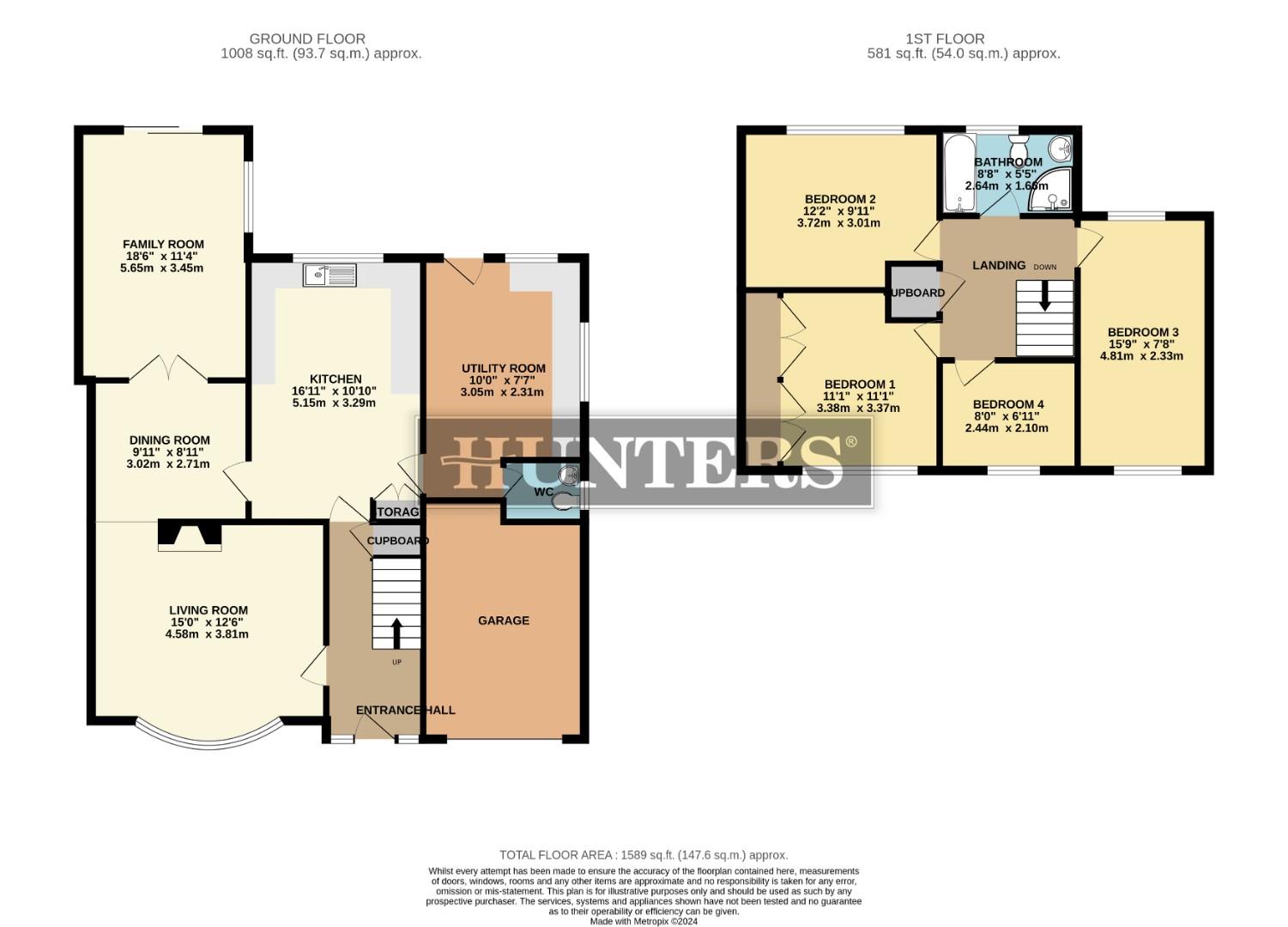 17, East Green, Scunthorpe floorplan