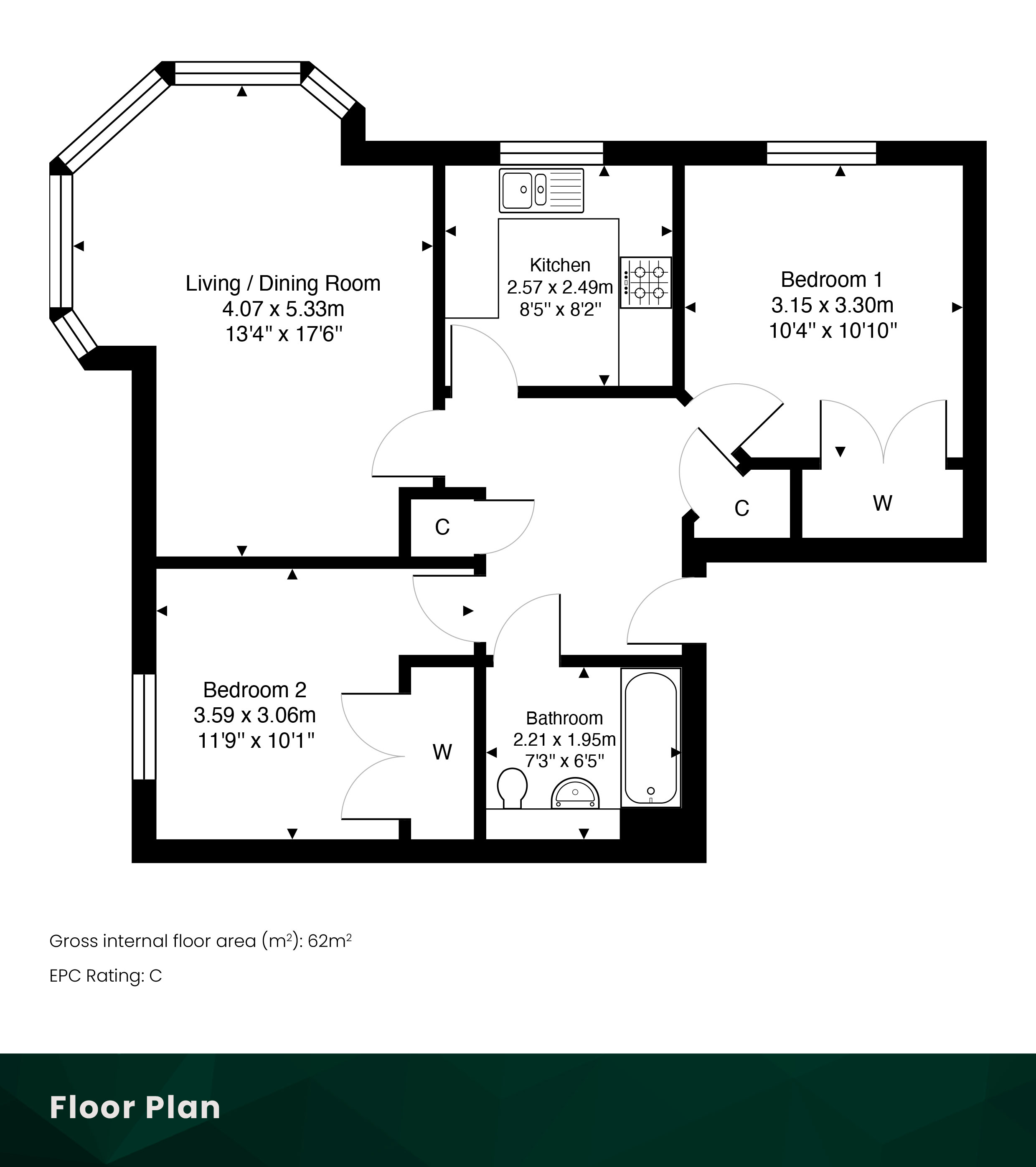 Miners Walk, Dalkeith floorplan