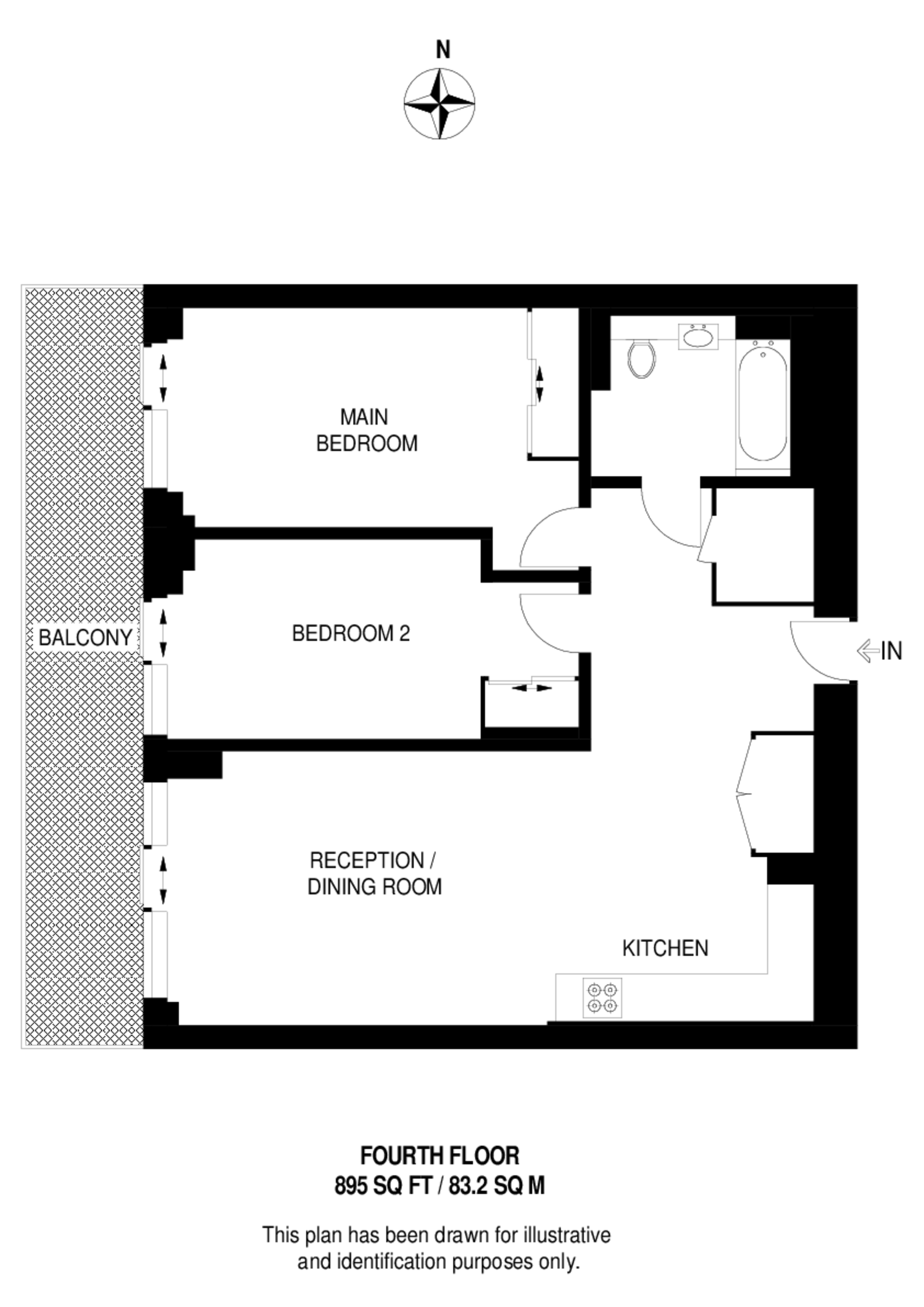 Montfichet Road, Stratford floorplan