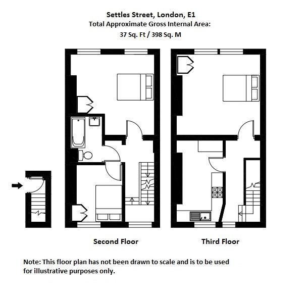 3 Bedrooms Flat to rent in Settles Street, London E1