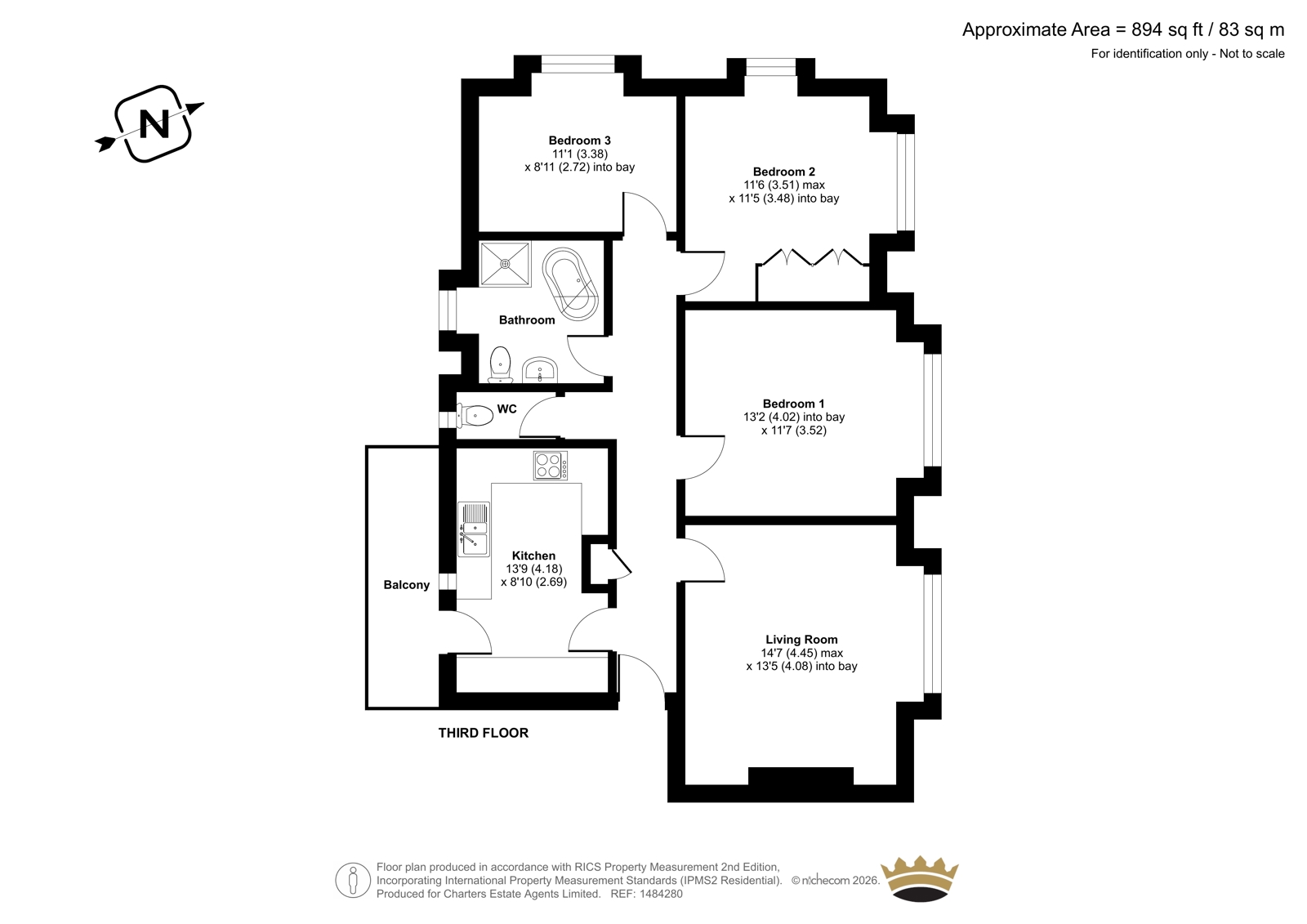 21 Withdean Court,, London Road, Brighton floorplan