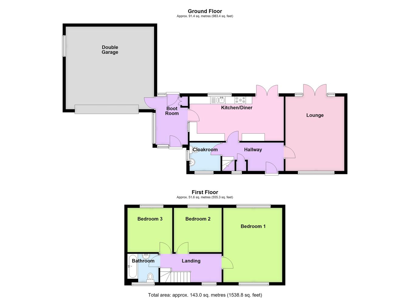 North Lodge, Ropers Lane, Boston floorplan