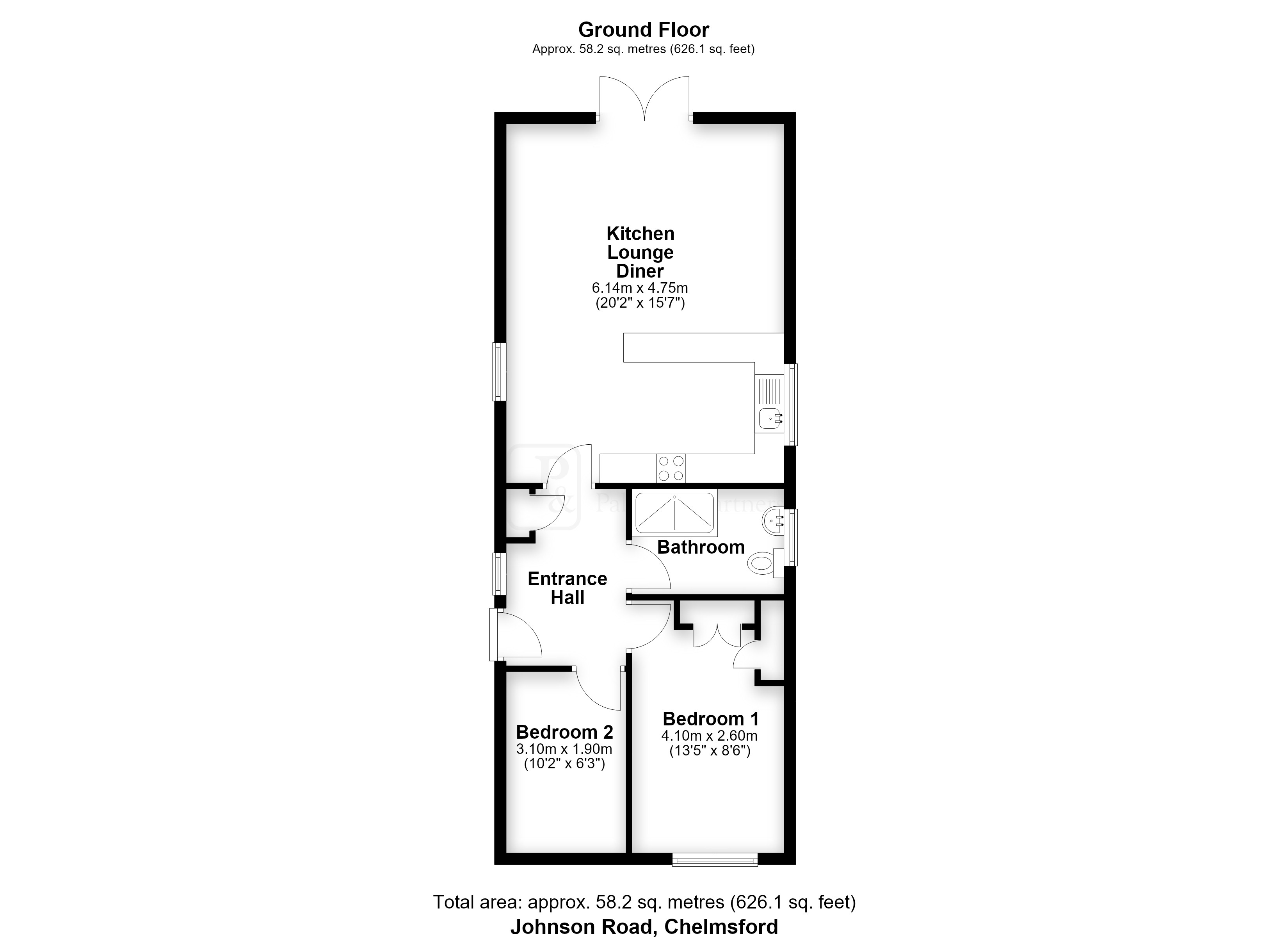 2, Johnson Road, Essex floorplan