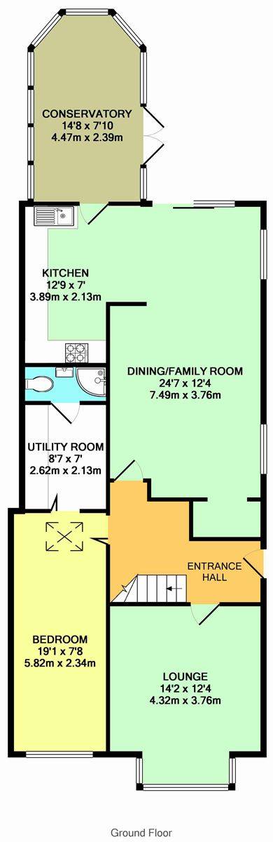 7, St. Swithins Road, Whitstable floorplan