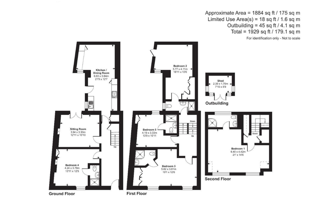 The Golden Hind, The Terrace, St Ives floorplan
