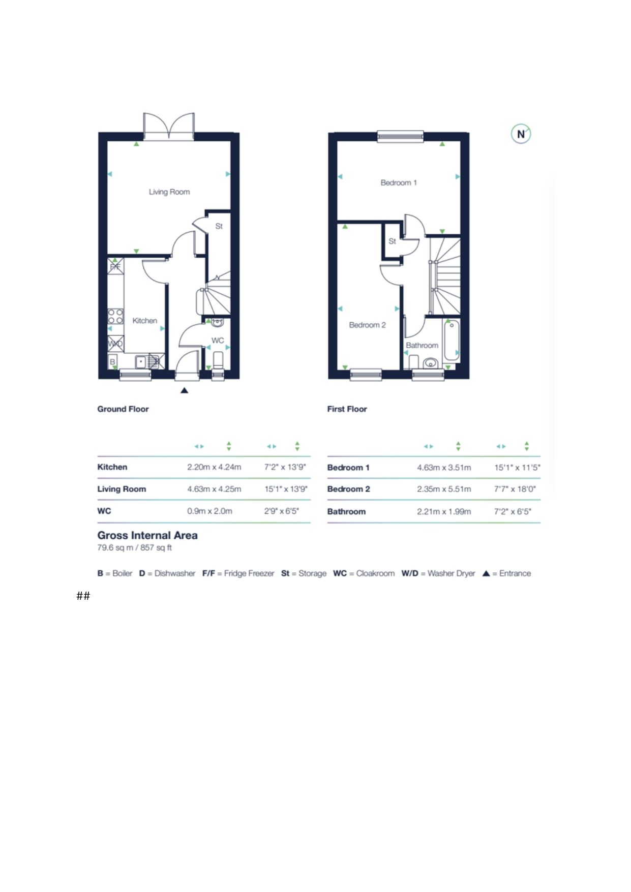 Benson, Oxford floorplan