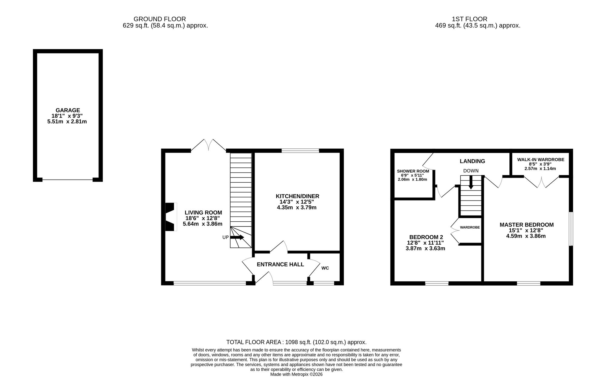4 Doddlespool Barns Main Road, Crewe floorplan