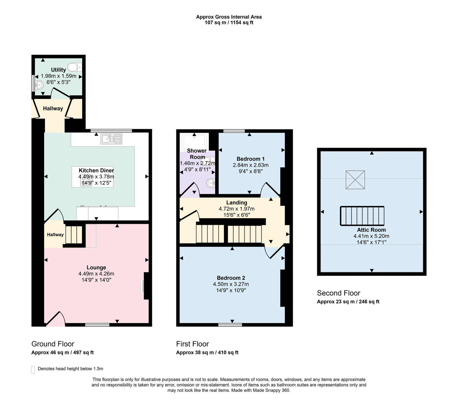 King Street, Wigton floorplan