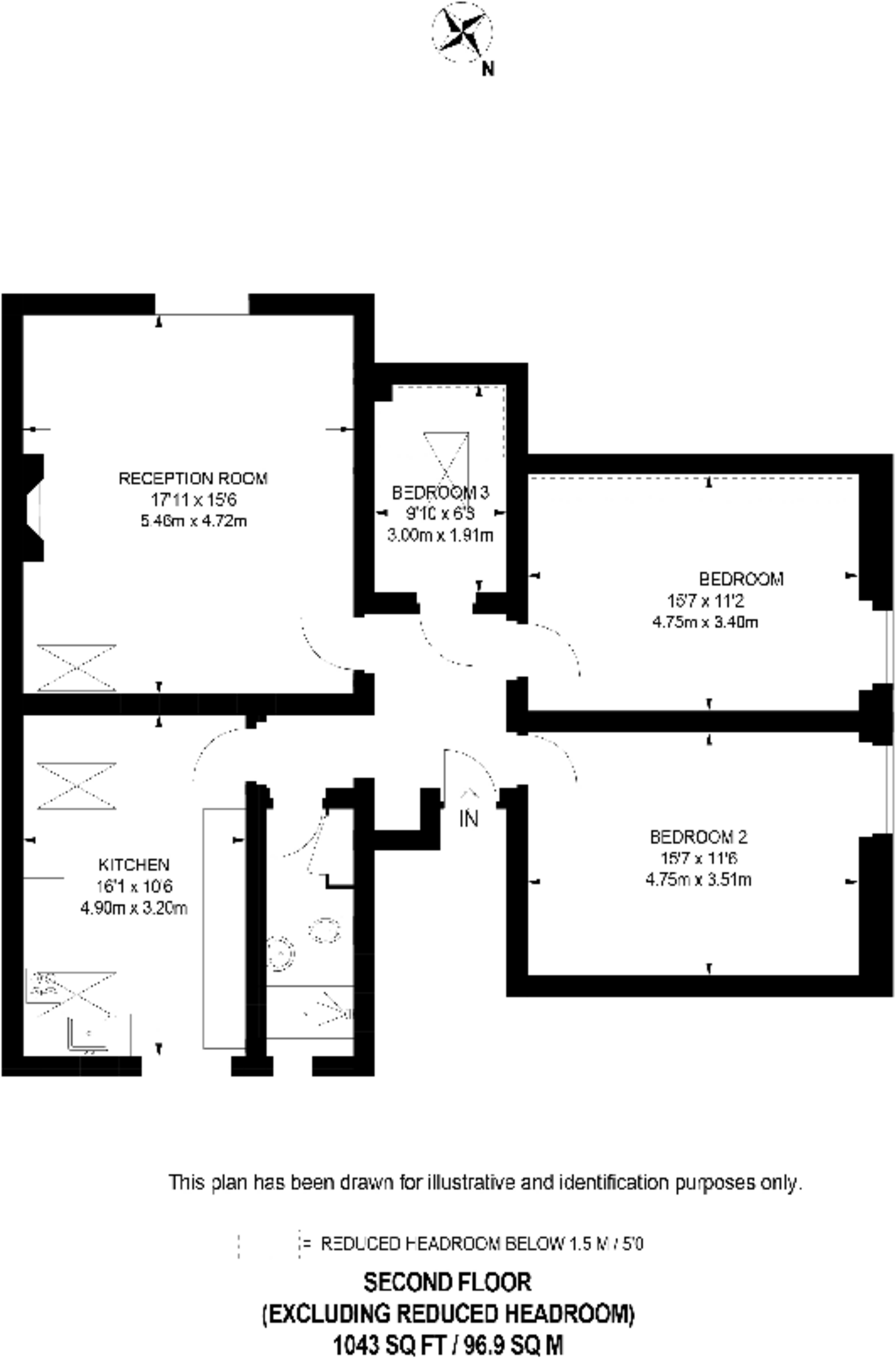 Burnt Ash Hill, Lee floorplan