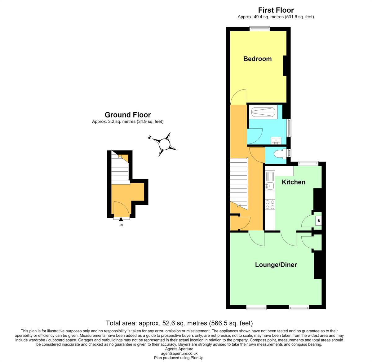 37A, Clare Road, Whitstable floorplan
