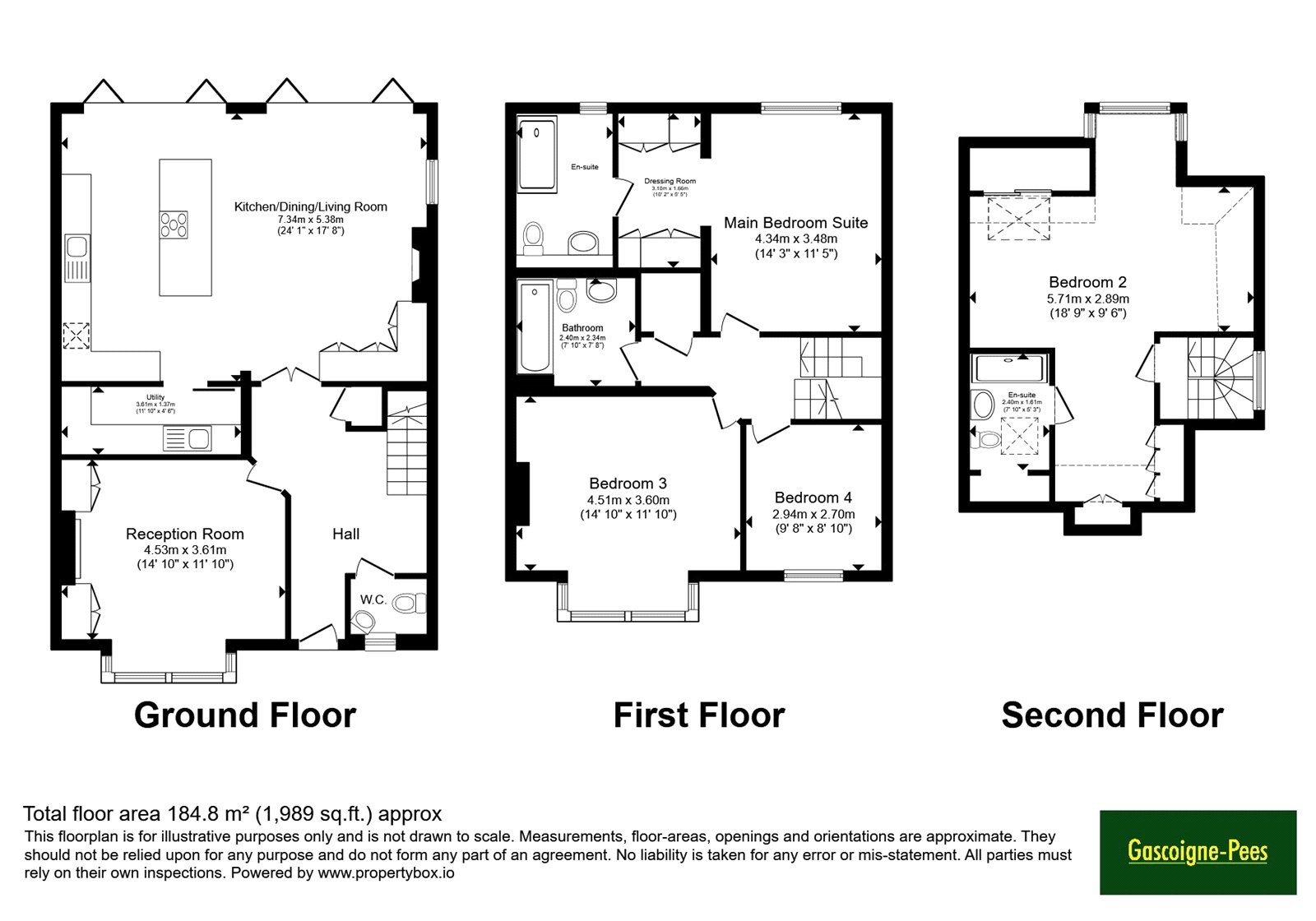 105, Kingsmead Avenue, Worcester Park floorplan
