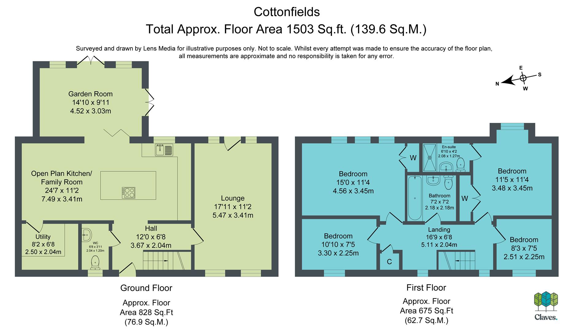 28, Cottonfields, Eagley floorplan