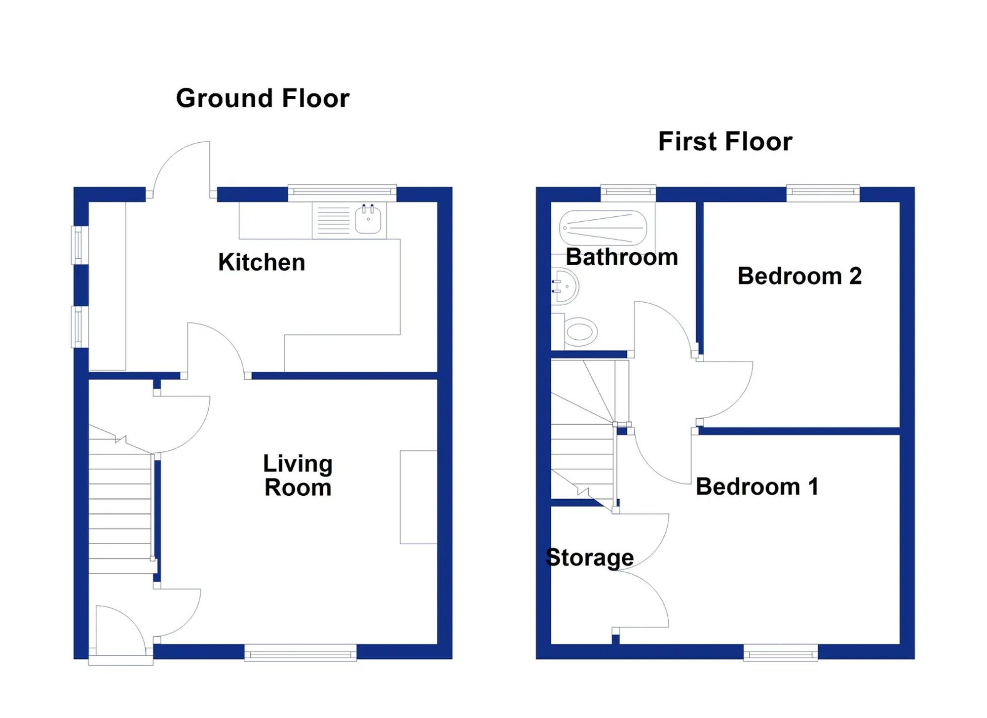 51 Booth Crescent, Rossendale floorplan