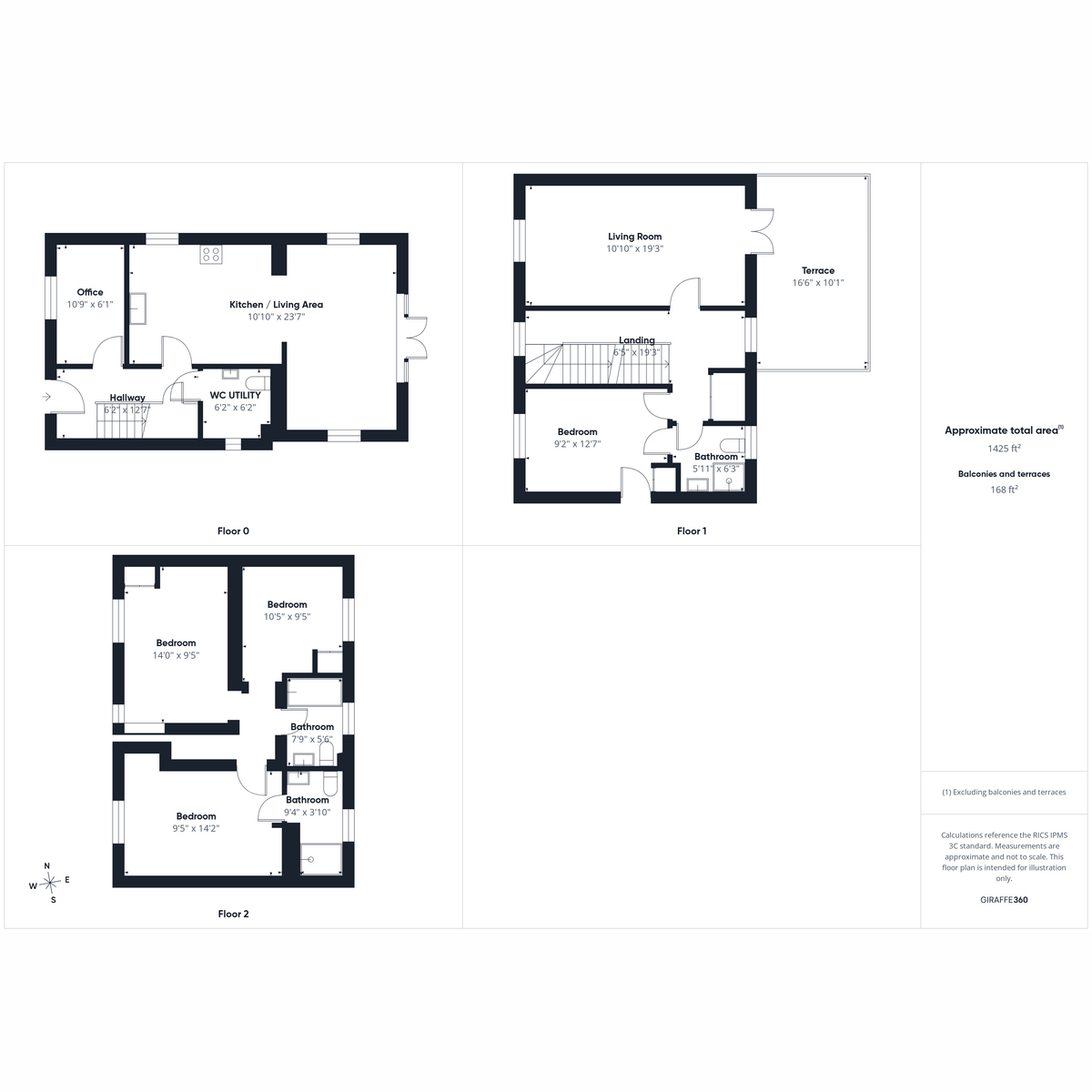 31, Coltsfoot Way, Leicester floorplan