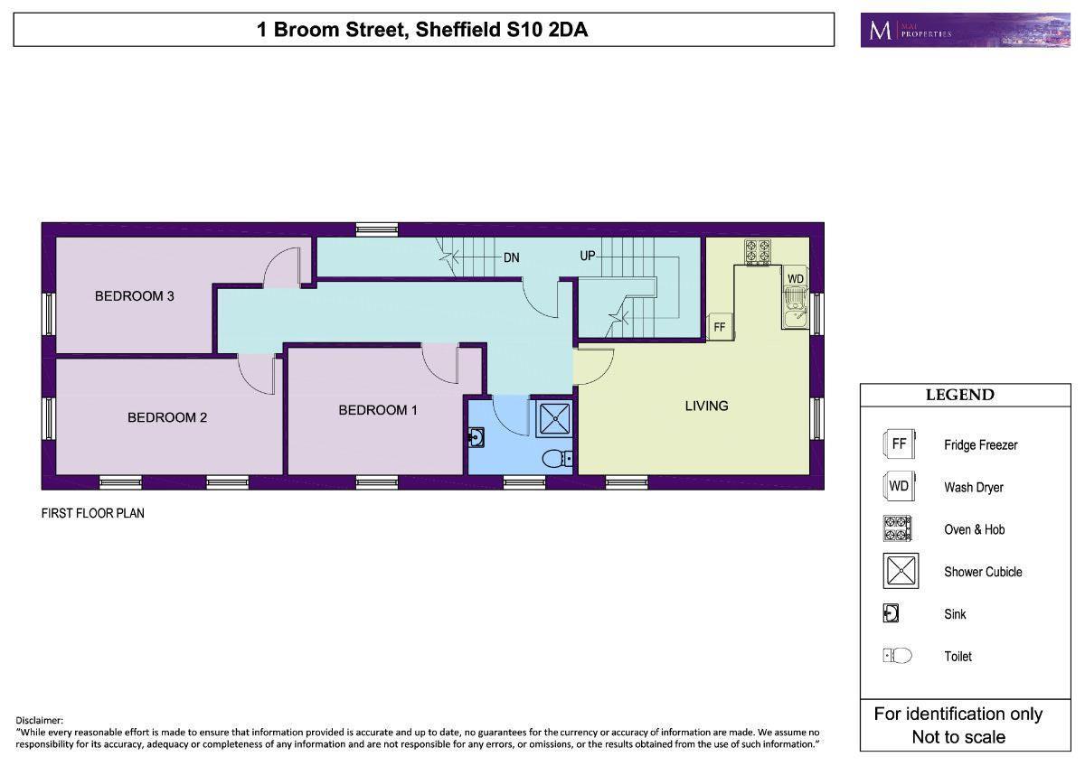 Flat 1 Broom Street, Sheffield floorplan