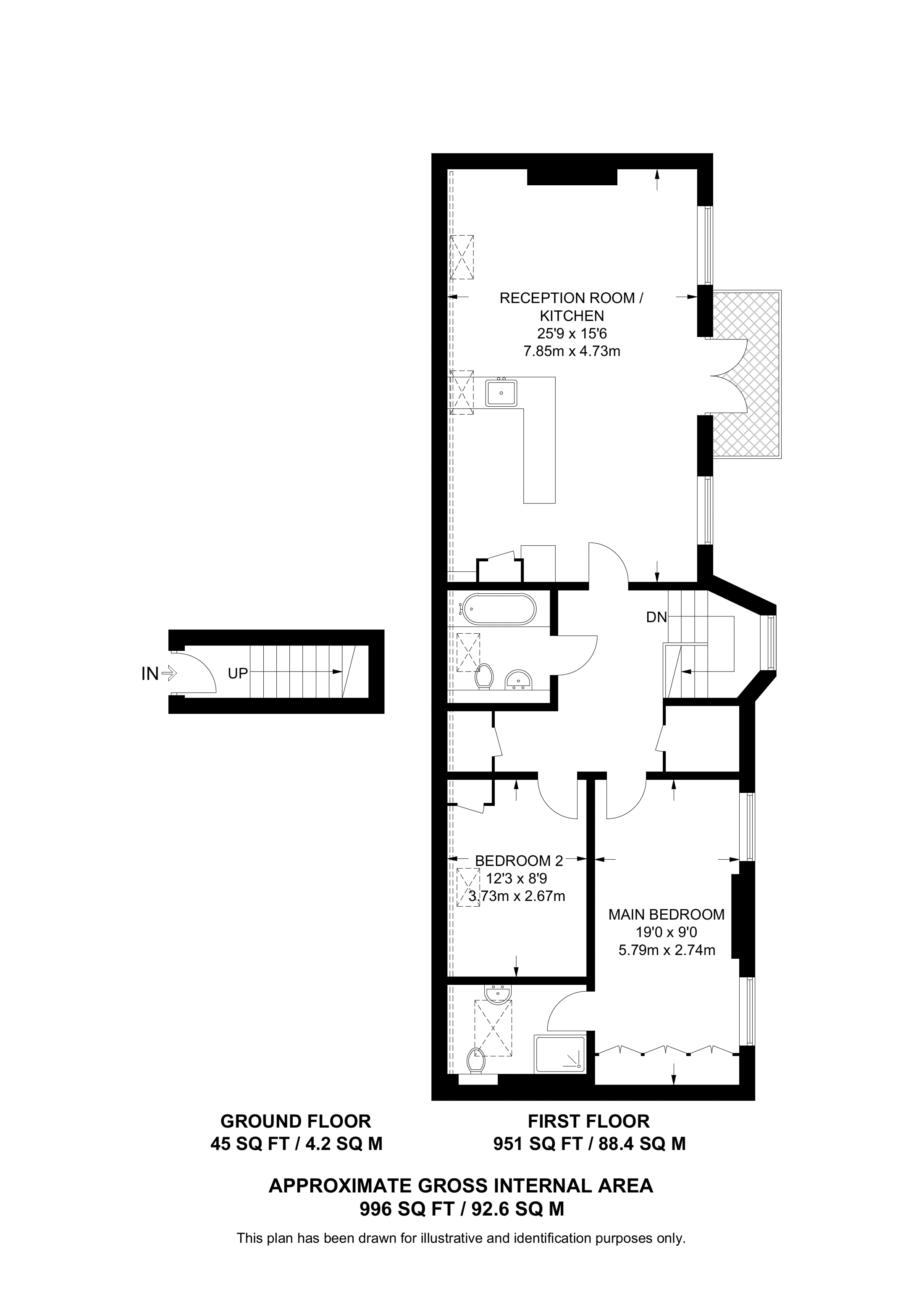 2 bed flat for sale in King Henry's Road, Primrose Hill, London NW3