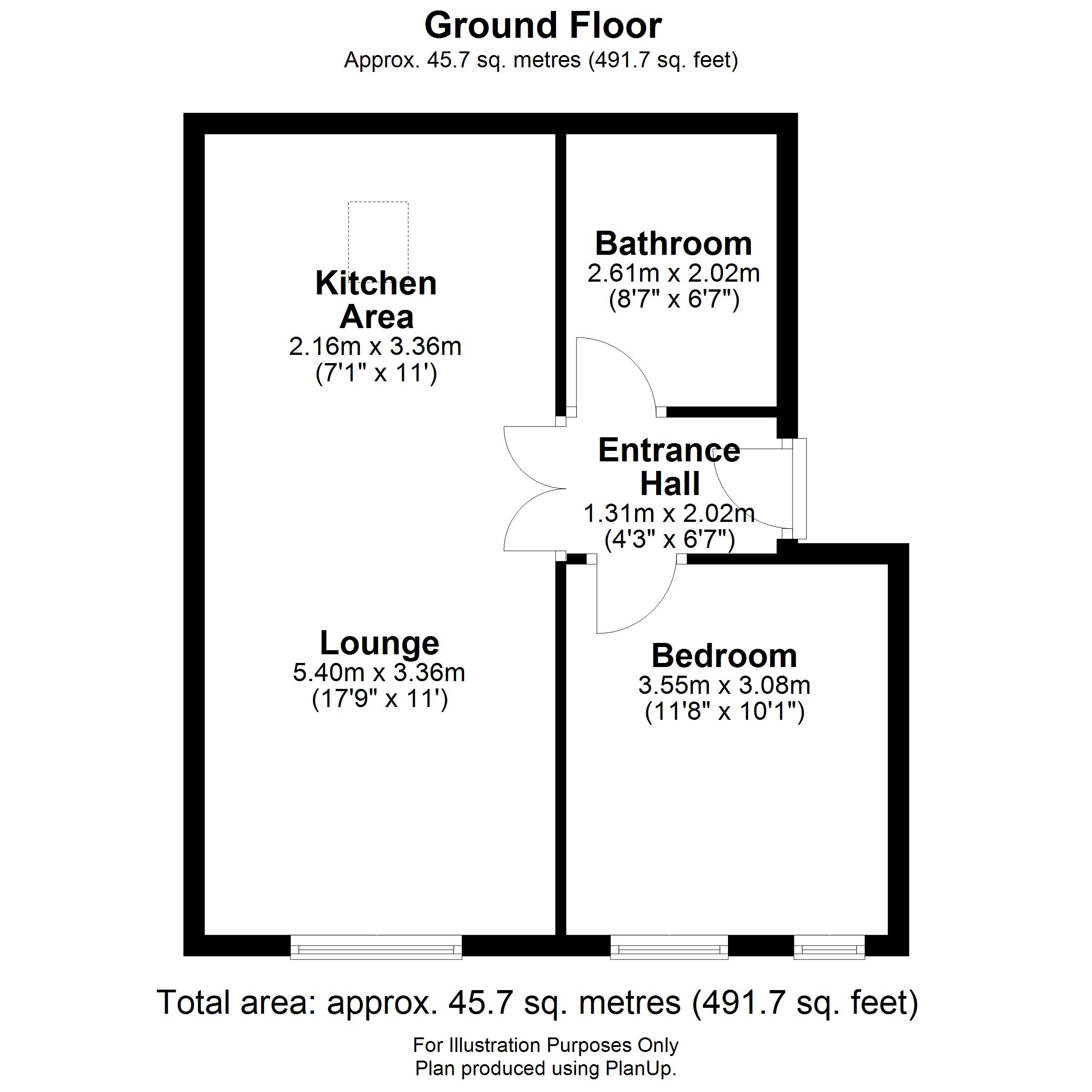 Flat 7 Tudor House, 72, Westgate, Southwell floorplan