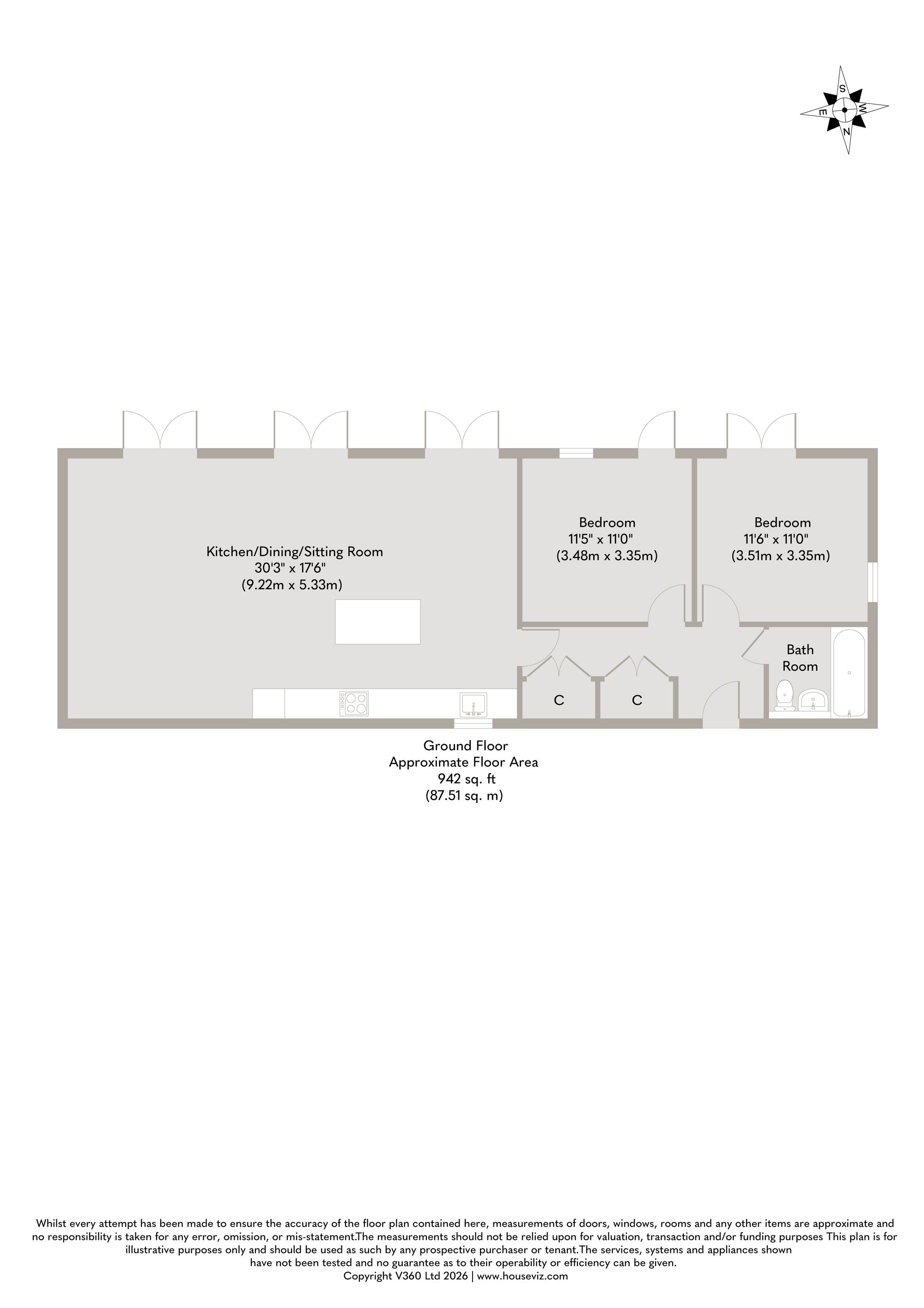 1 Laurel Farm Barns Crossdale Street, Cromer floorplan