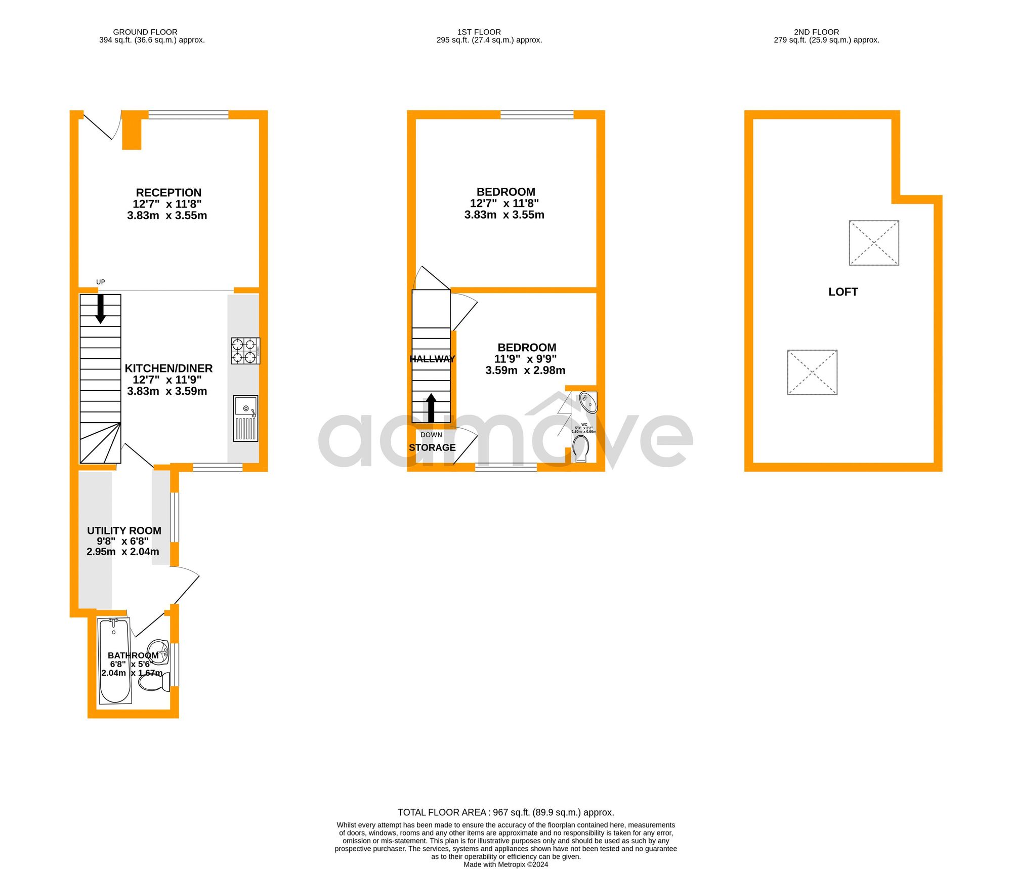 34 Beaconsfield Road, Altrincham floorplan