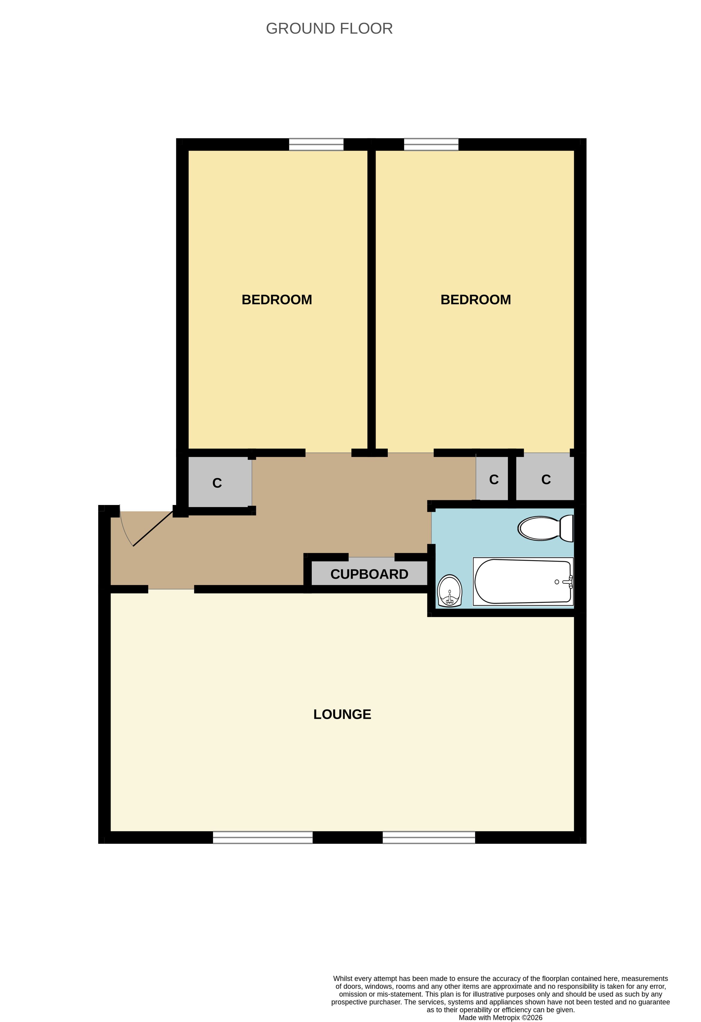 2/2  39, Provost Road, Dundee floorplan