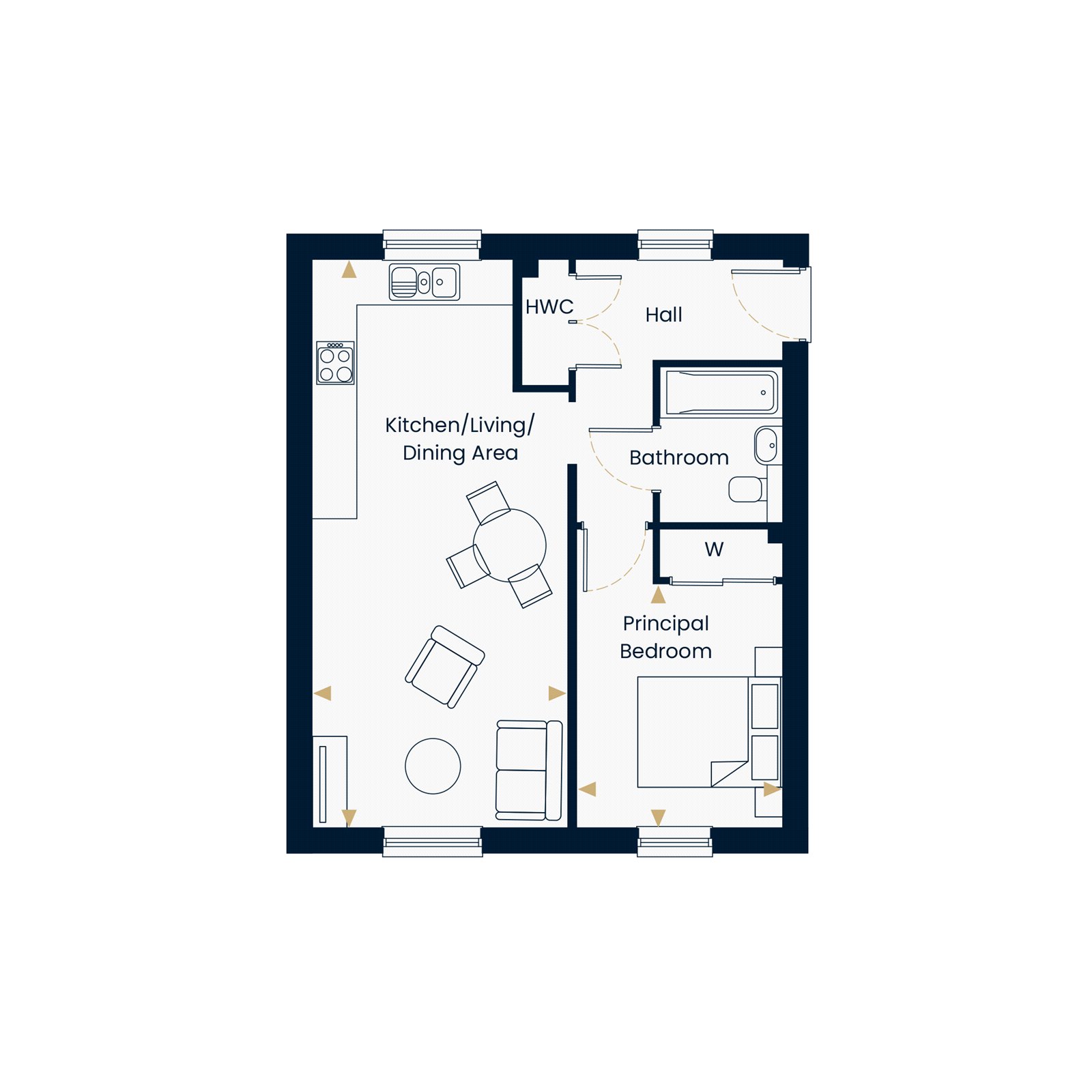 Plot 171 The Southwood,, Loddon Rise, Loddon floorplan