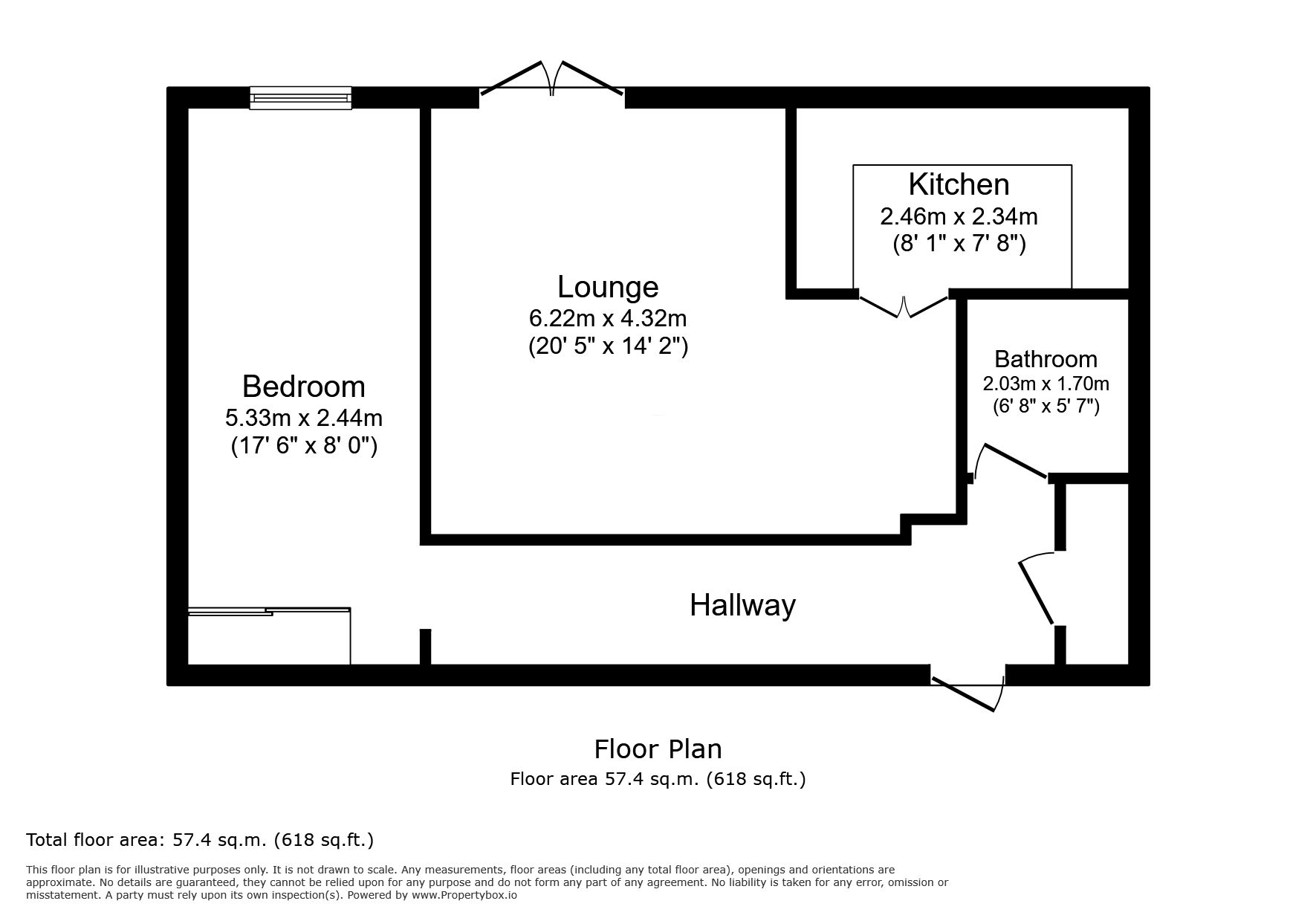 Flat 3, Alexandra Court, 14, St. Peters Close, East Sussex floorplan