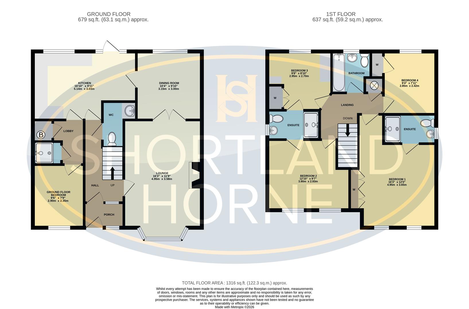 32, Shillingstone Drive, Nuneaton floorplan