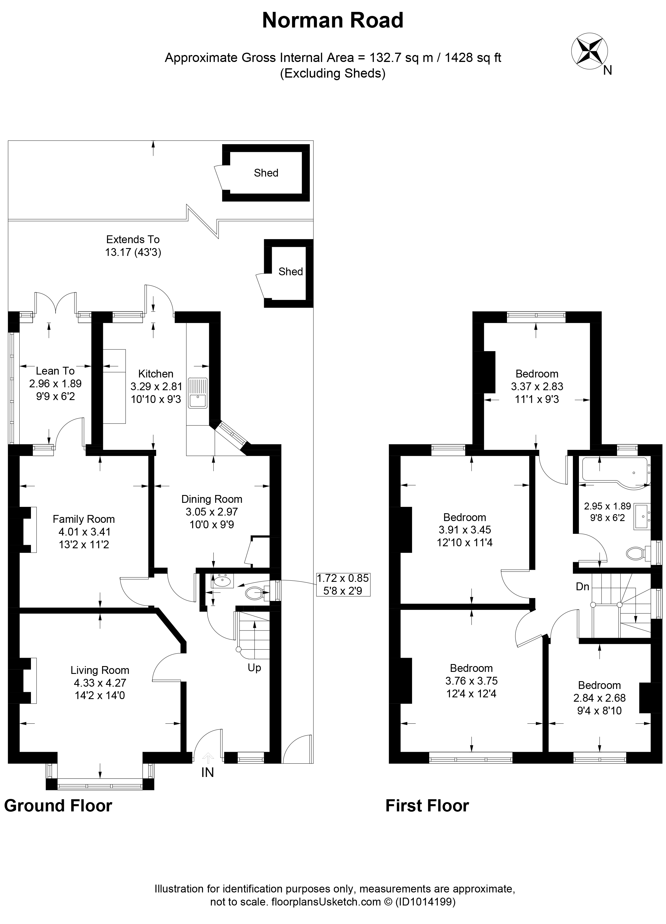 8, Norman Road, Sutton floorplan