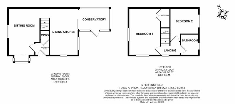 2 Bedrooms End terrace house to rent in Perrins Field, Upton Upon Severn, Worcestershire WR8