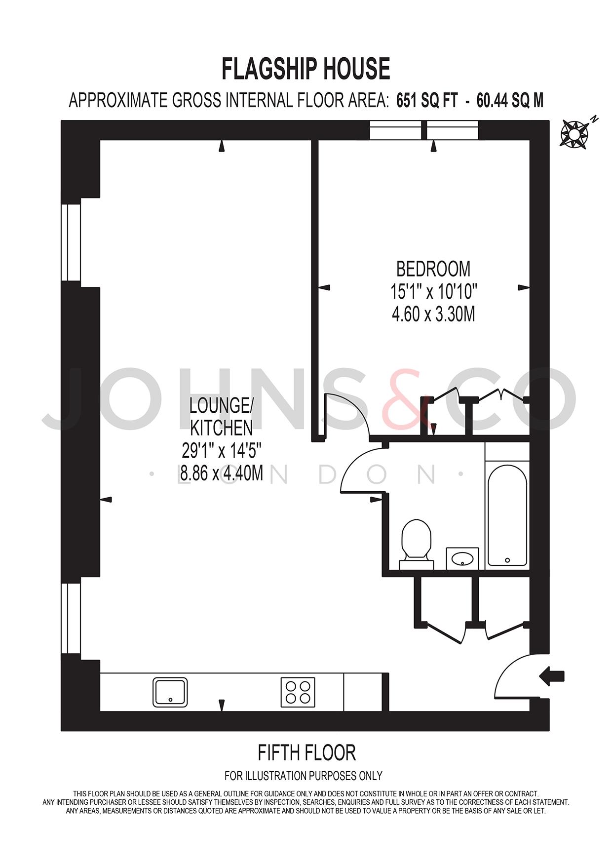 1 Bedrooms Flat to rent in Flagship House, Royal Wharf, London E16