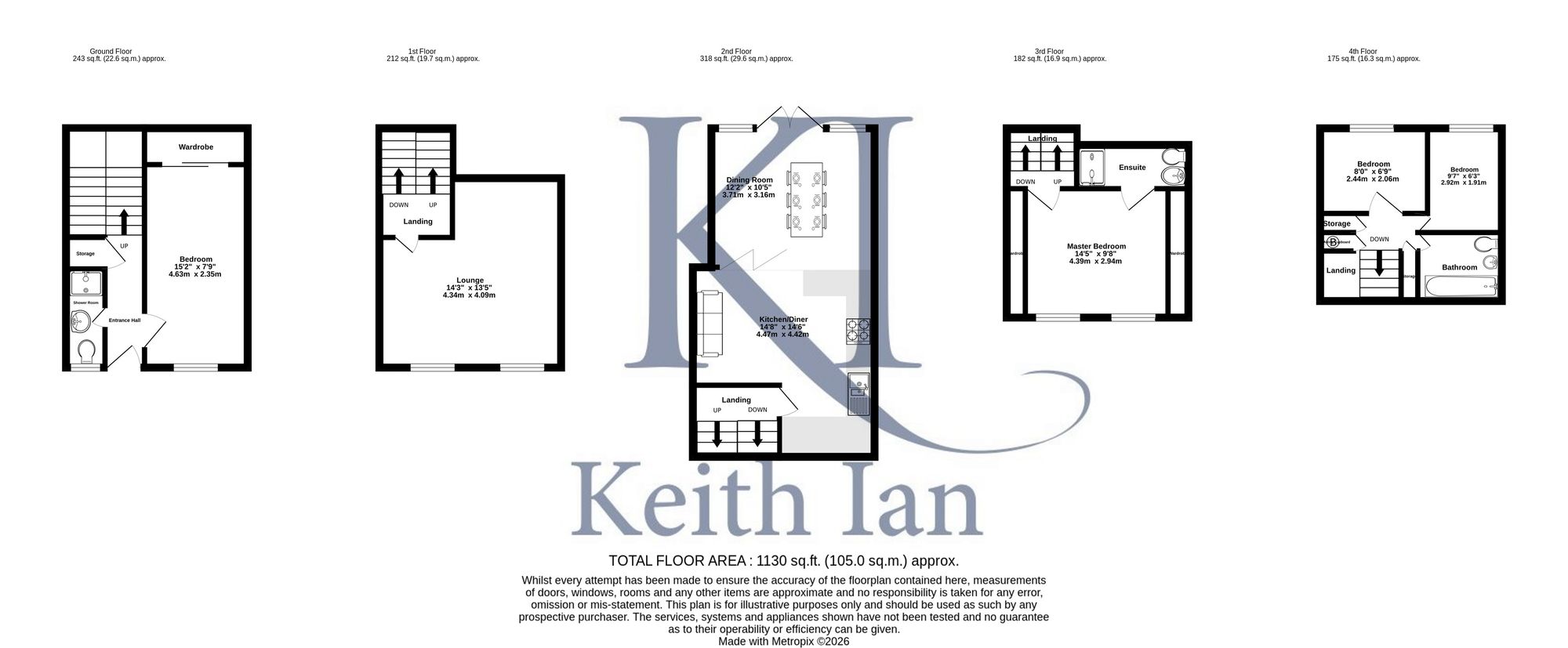27 Page Hill, Ware floorplan