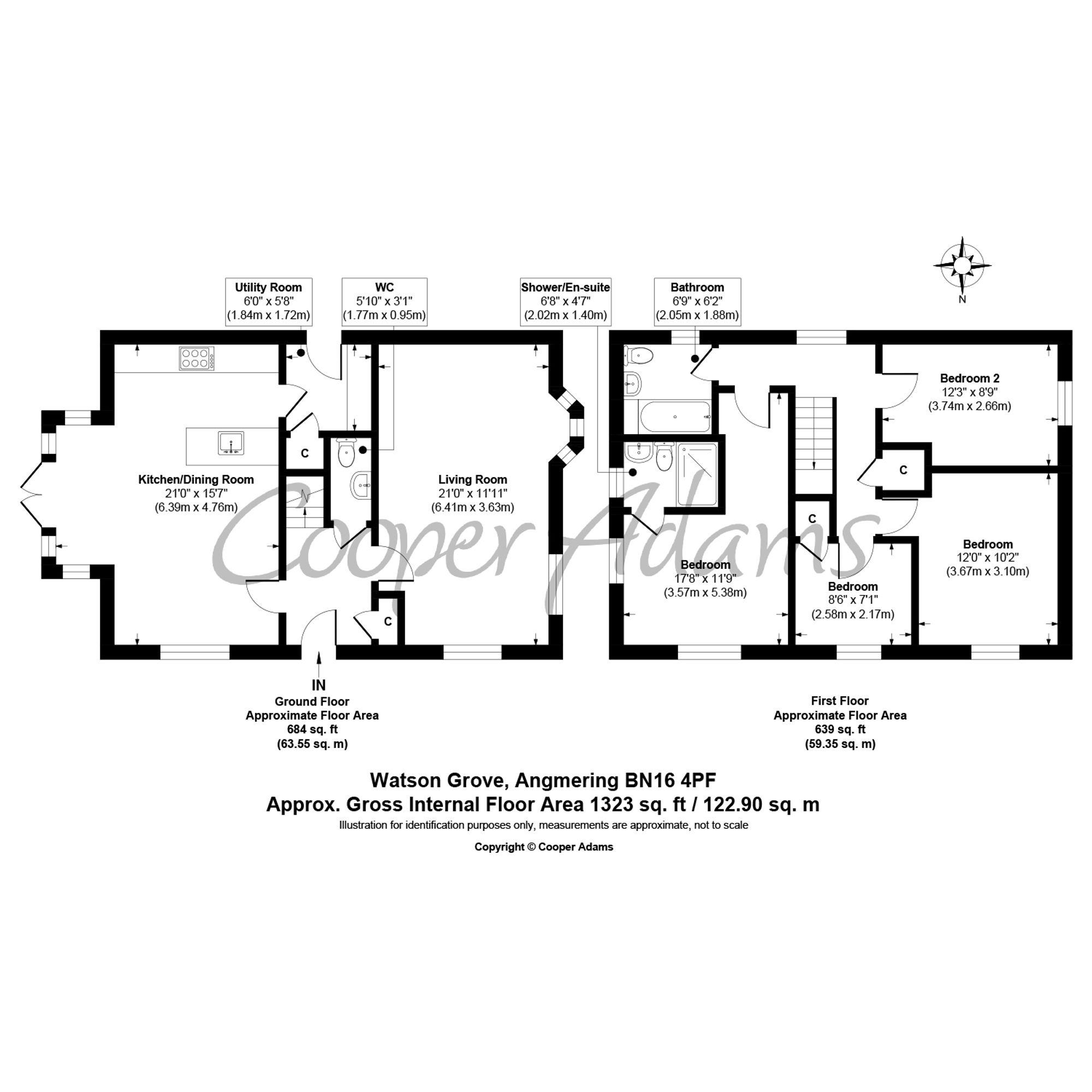 2 Watson Grove, Littlehampton floorplan