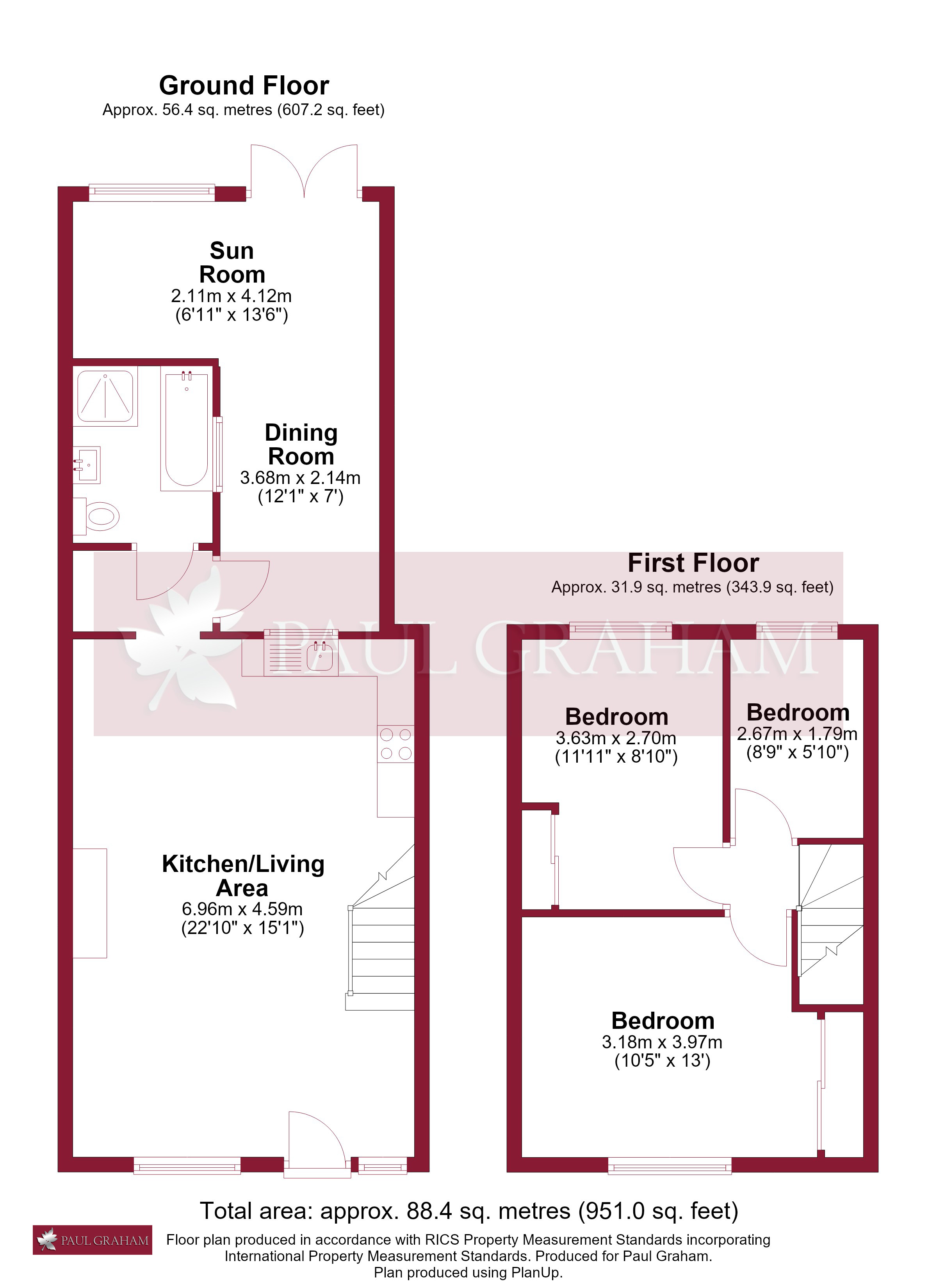 4, Bernard Road, Wallington floorplan