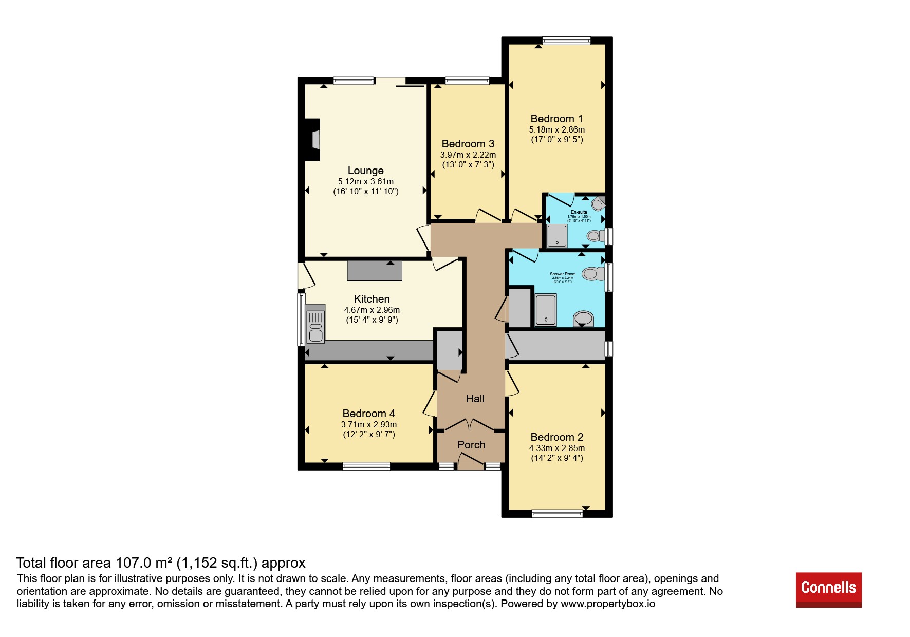 6, Park View, Newton Abbot floorplan