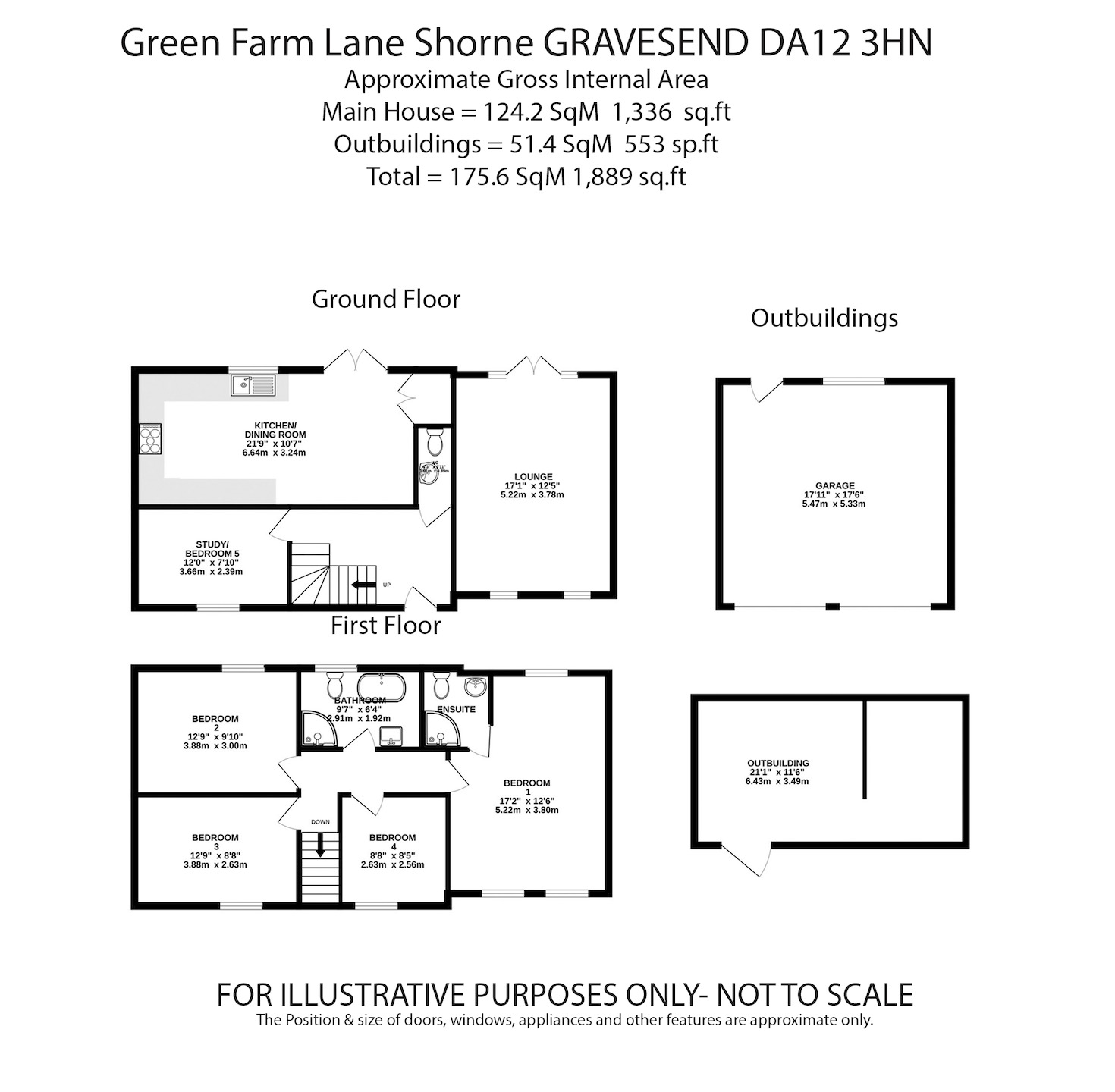4 Chalk Farm Cottages, Green Farm Lane, Gravesend floorplan