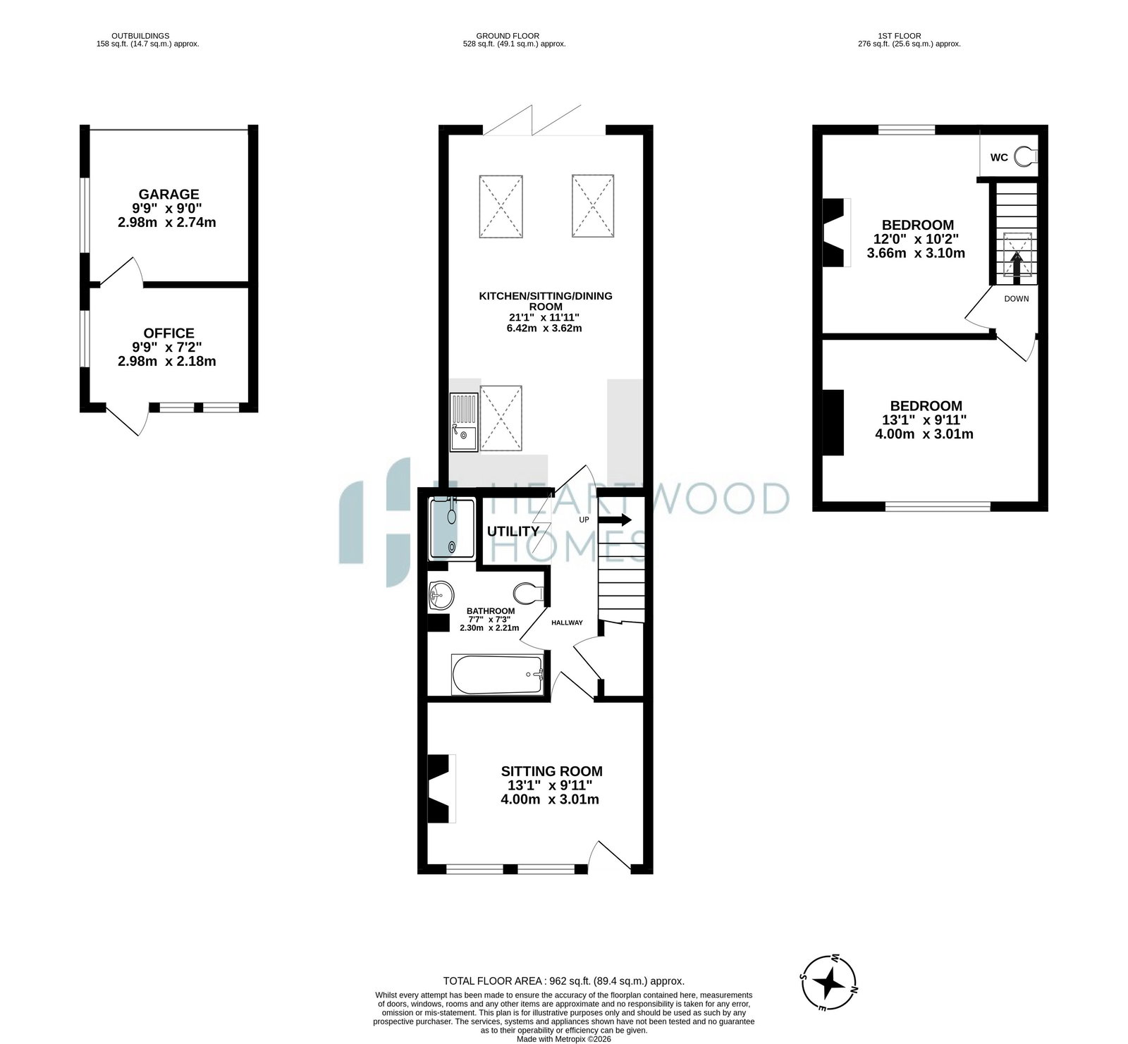 24, House Lane, St. Albans floorplan