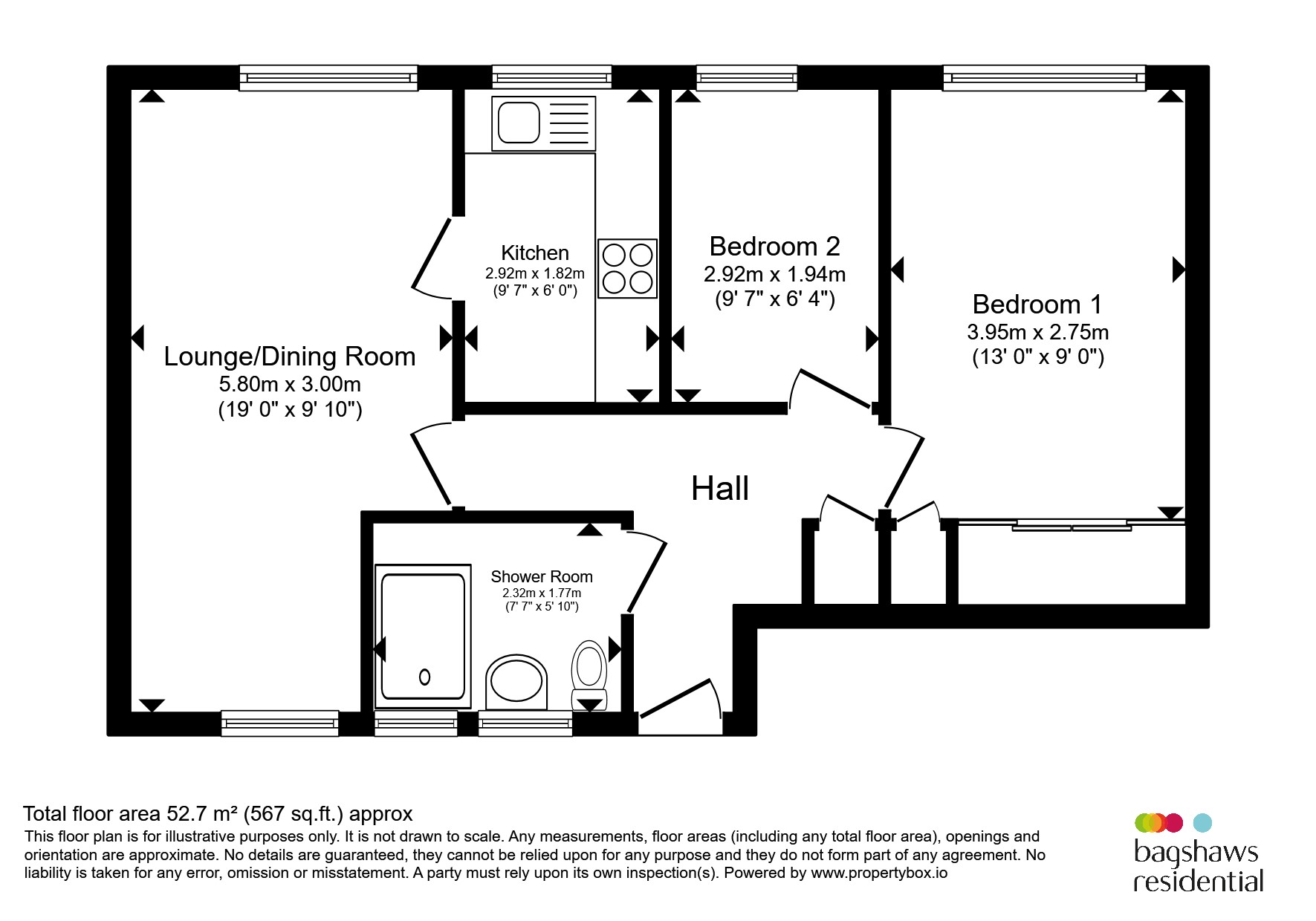 2, Ticknall Walk, DERBY floorplan